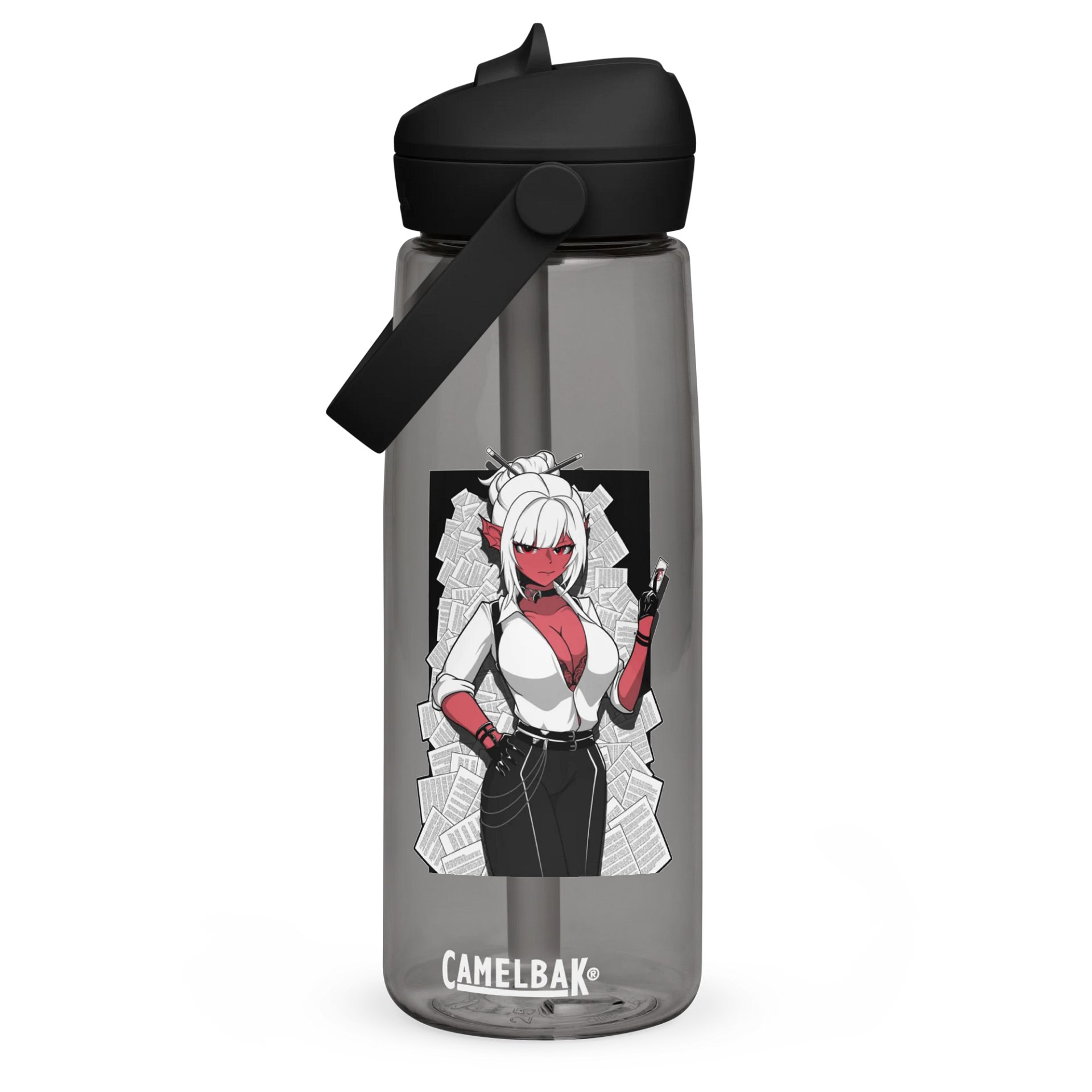 Murders & Executions Waifu Water Bottle (Red Skin) product image (1)