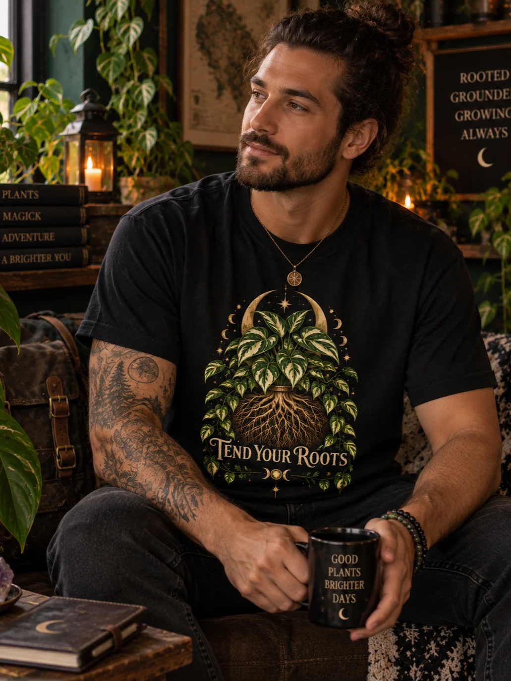Tend Your Roots Heavyweight Tee product image (1)