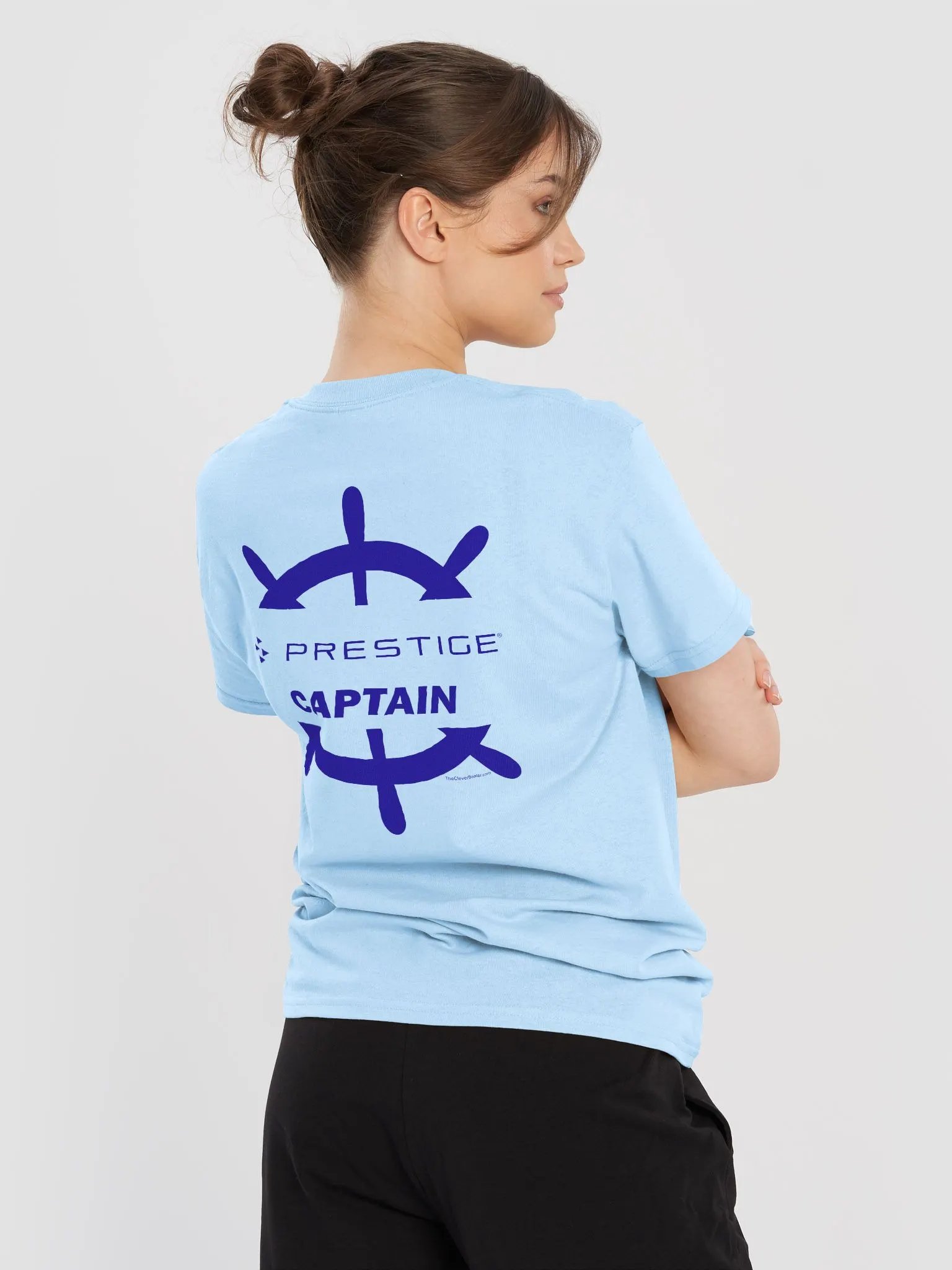 Prestige Captain - T-Shirt - Light Shirt w/Blue Logo product image (1)