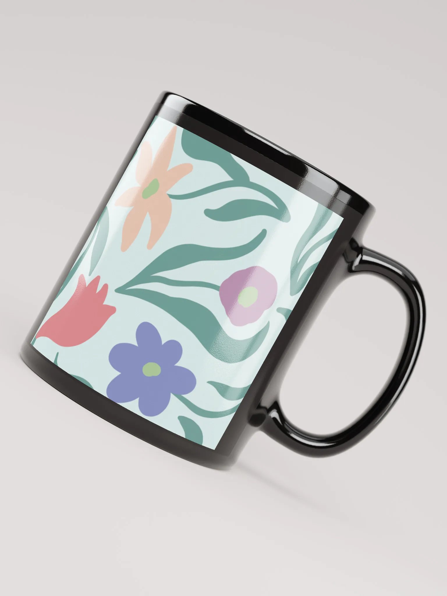 Symmetrical Floral Elegance Coffee Mug product image (7)