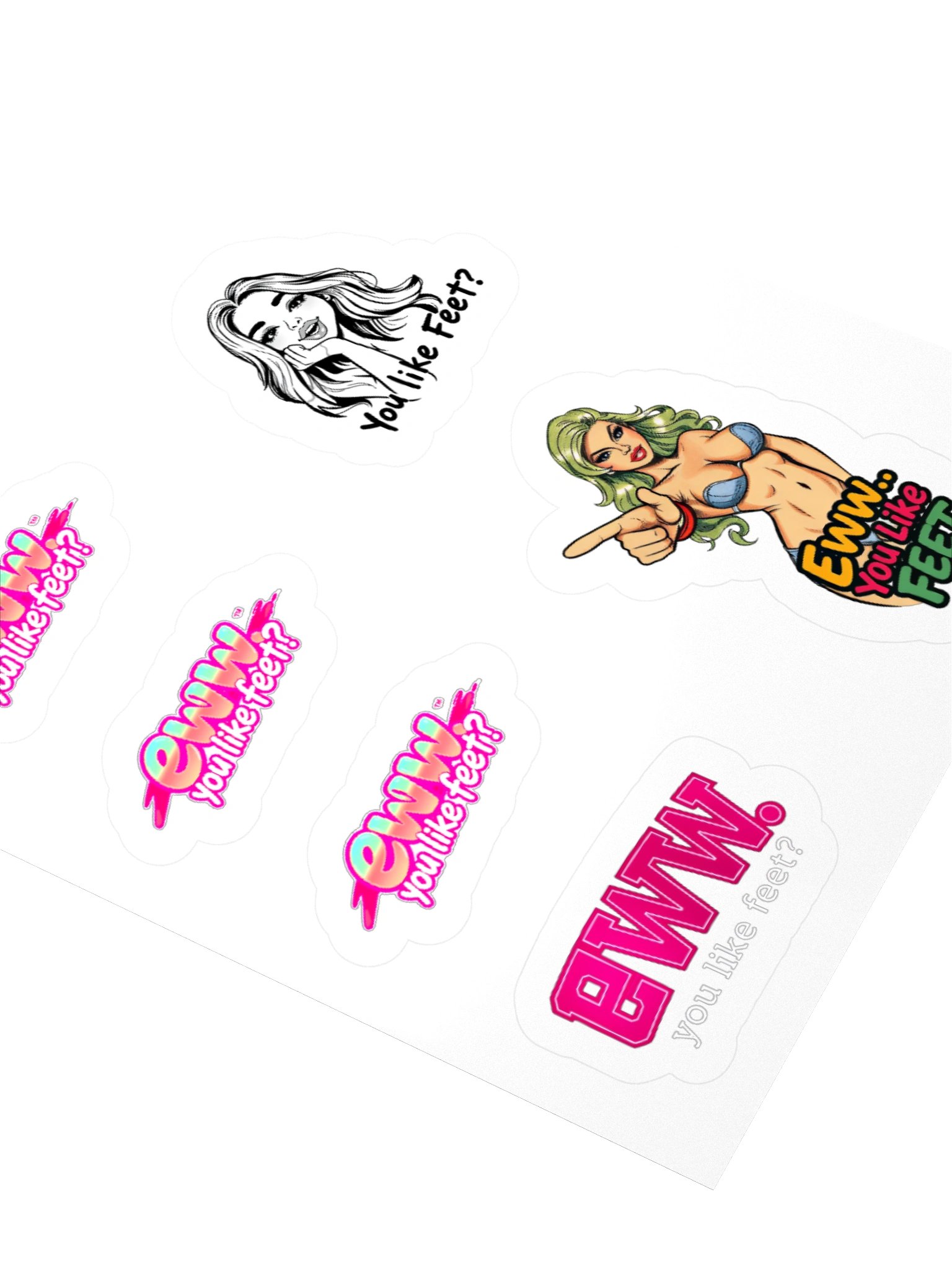 EYLF "Miss Sass" Stick 'em Ups Sticker Sheet product image (3)