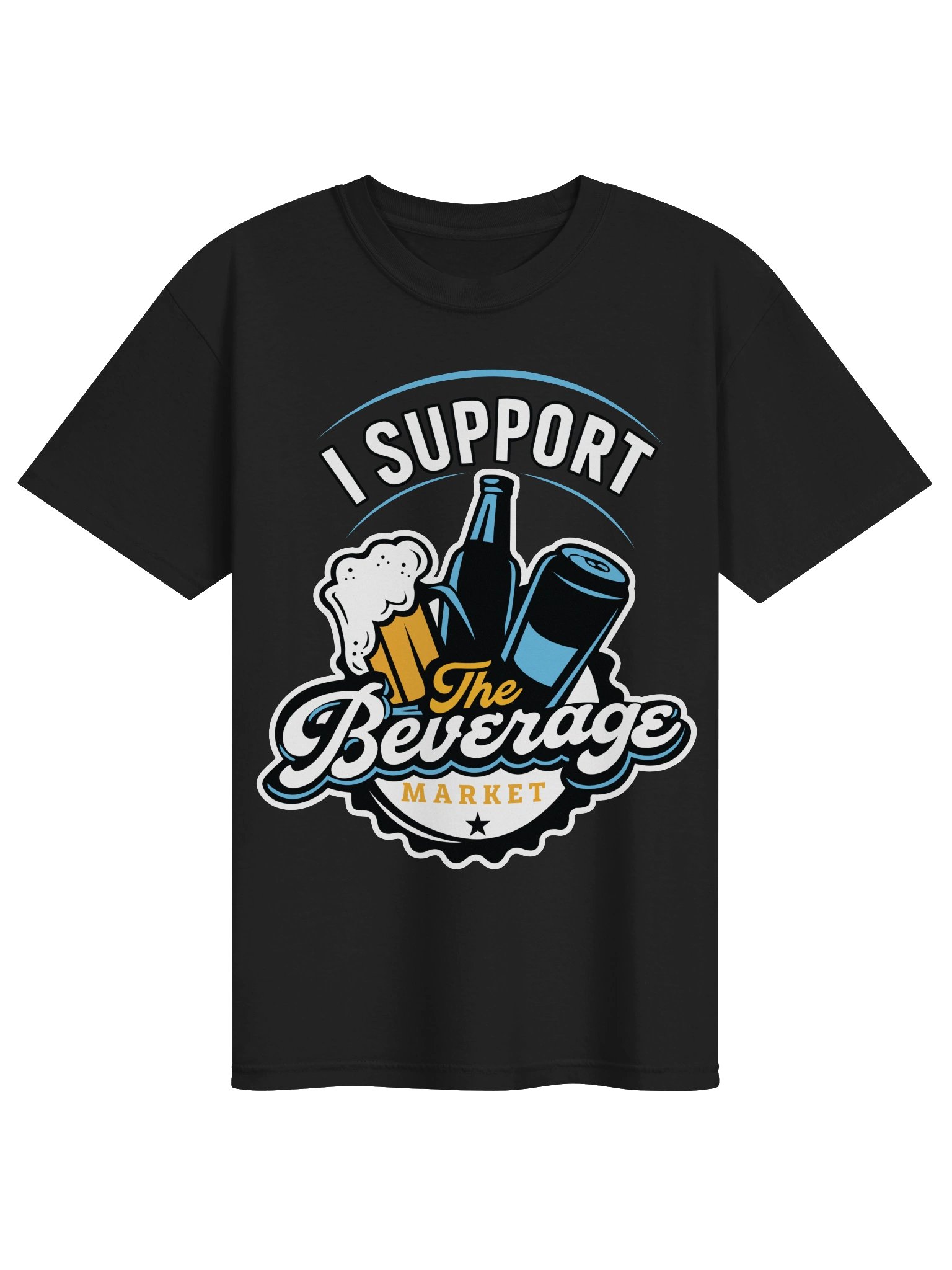 Single Side Heavyweight Support Shirt - Blue Accents product image (8)