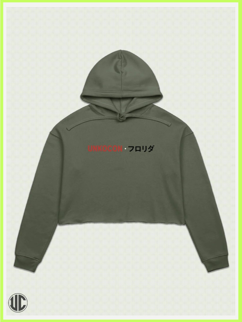 UnkoCon – Cocoa Beach FL Skater Crop Hoodie product image (2)