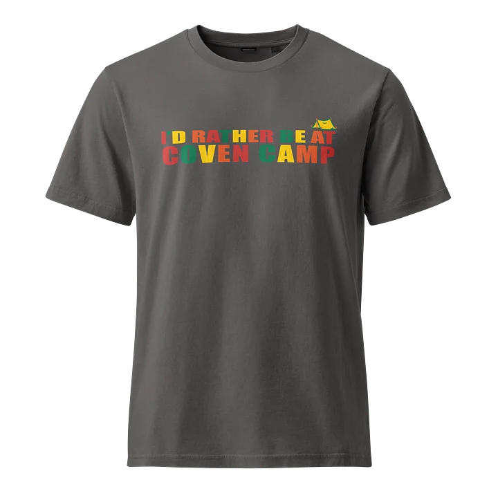 I'd Rather Be at Coven Camp Pigment Dyed T-shirt product image (2)