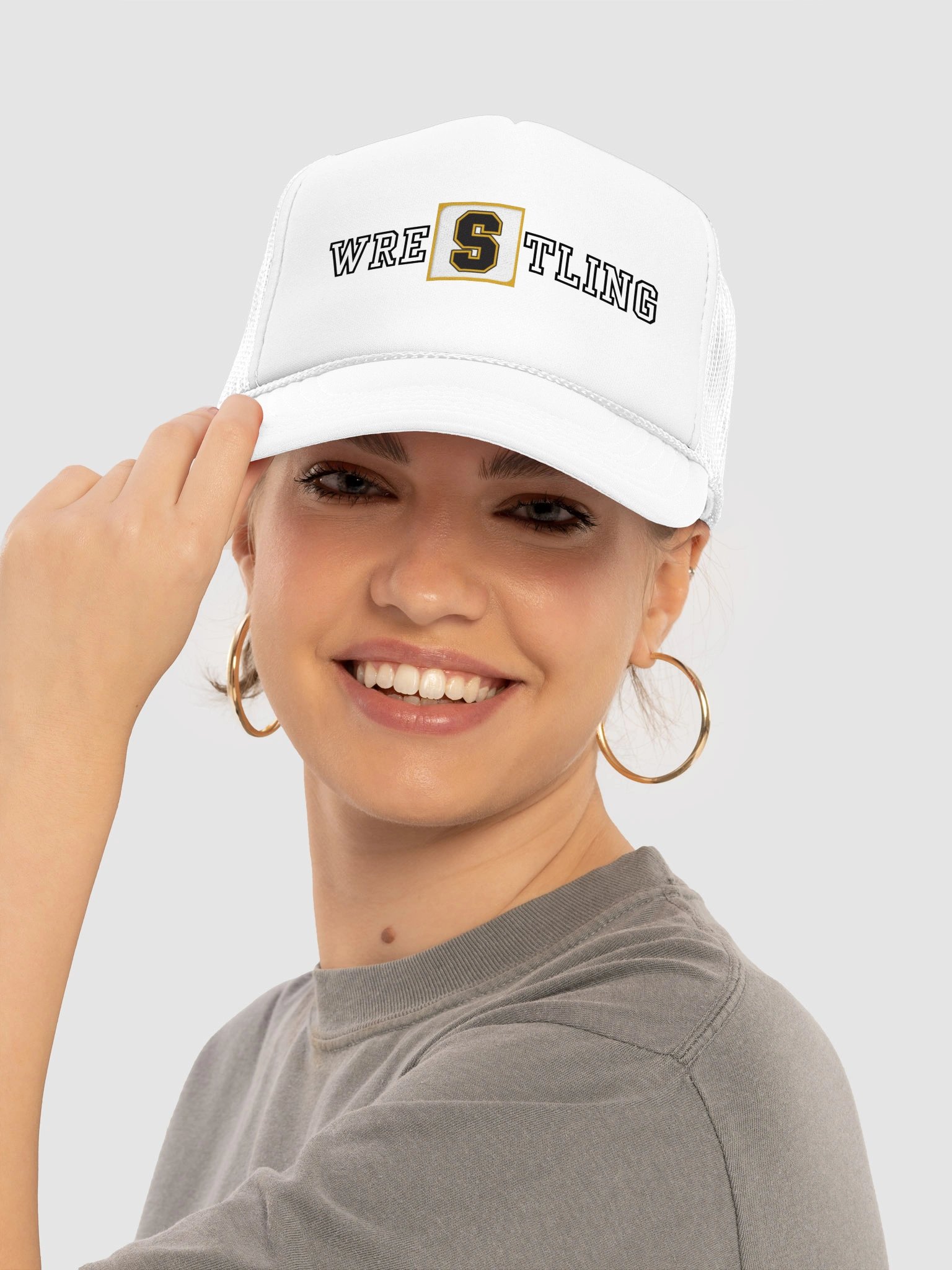 Saguaro Wrestling Sabercats Foam Trucker Hat product image (5)
