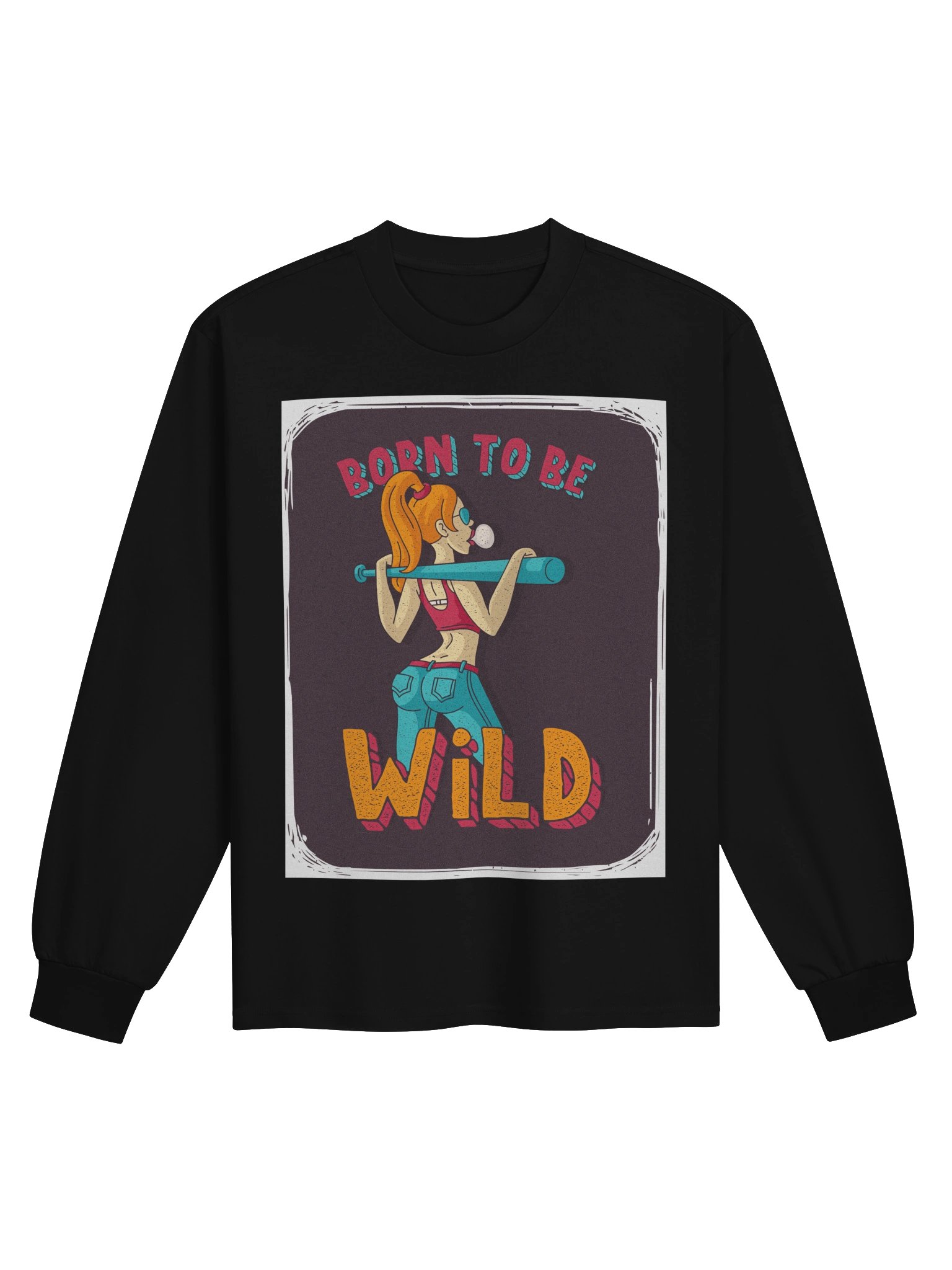 Born To Be Wild Girls Shirt | Cute & Bold Feminine Streetwear Tee product image (5)
