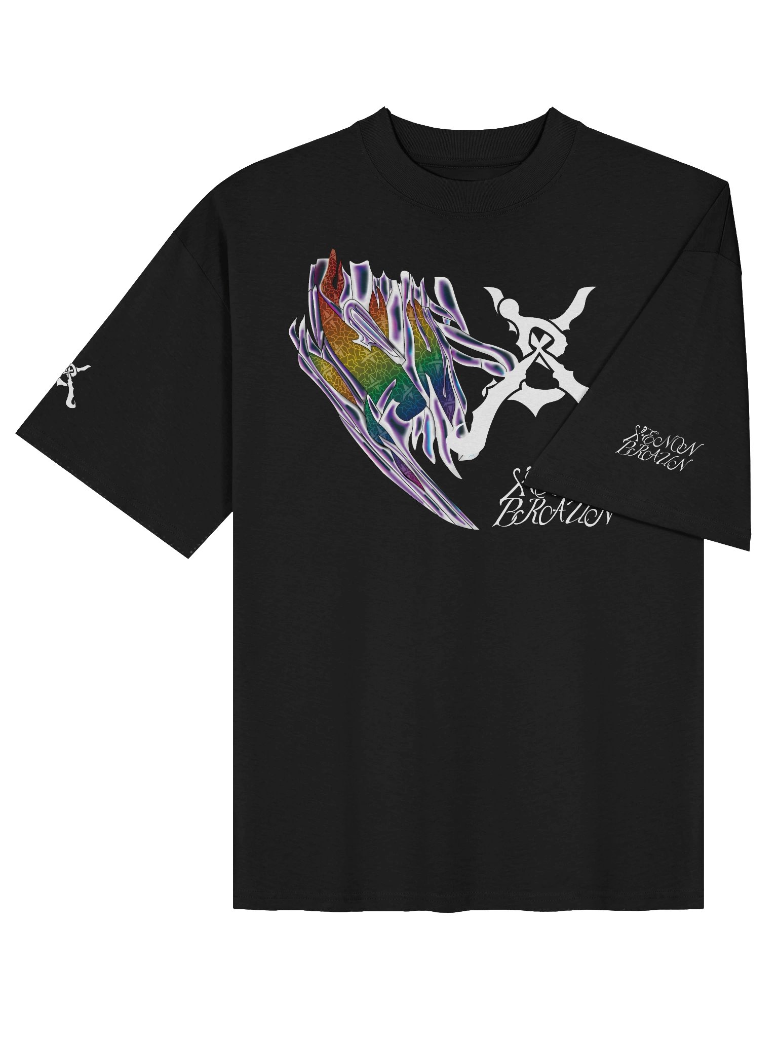 Xenon Braun Colour Spectrum Piece Black Tee product image (4)
