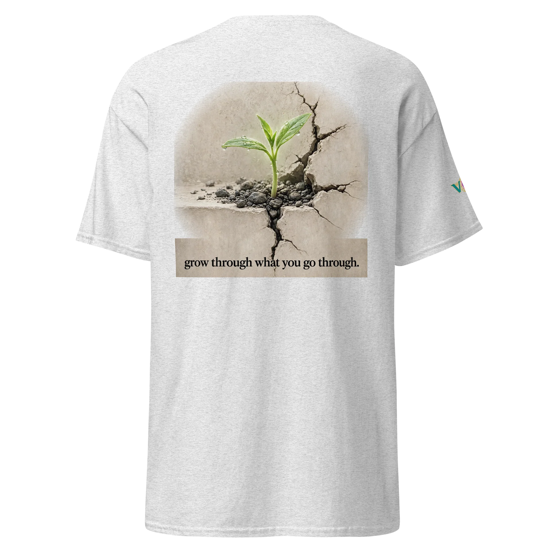 V2W "WHAT YOU DO GROWS YOU” Concrete Sprout Tee product image (47)
