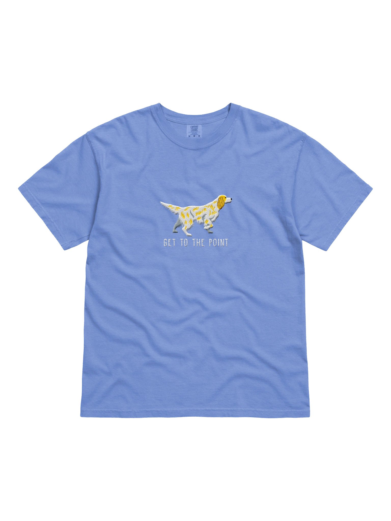 Get to the Point T-Shirt(Embroidered) of an English Setter(Lemon Belton) product image (4)