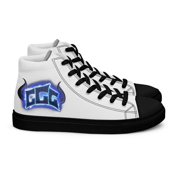 GGG Fire Logo High Top Canvas Shoes product image (2)