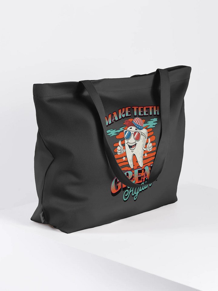 Make Teeth Great Again Patriotic Tooth Tote Bag product image (1)