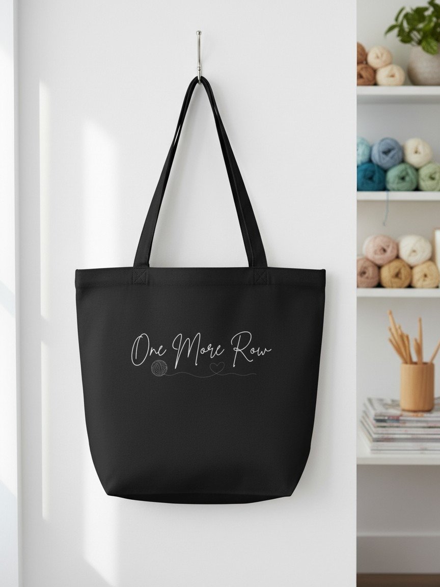 One More Row Canvas Tote product image (1)