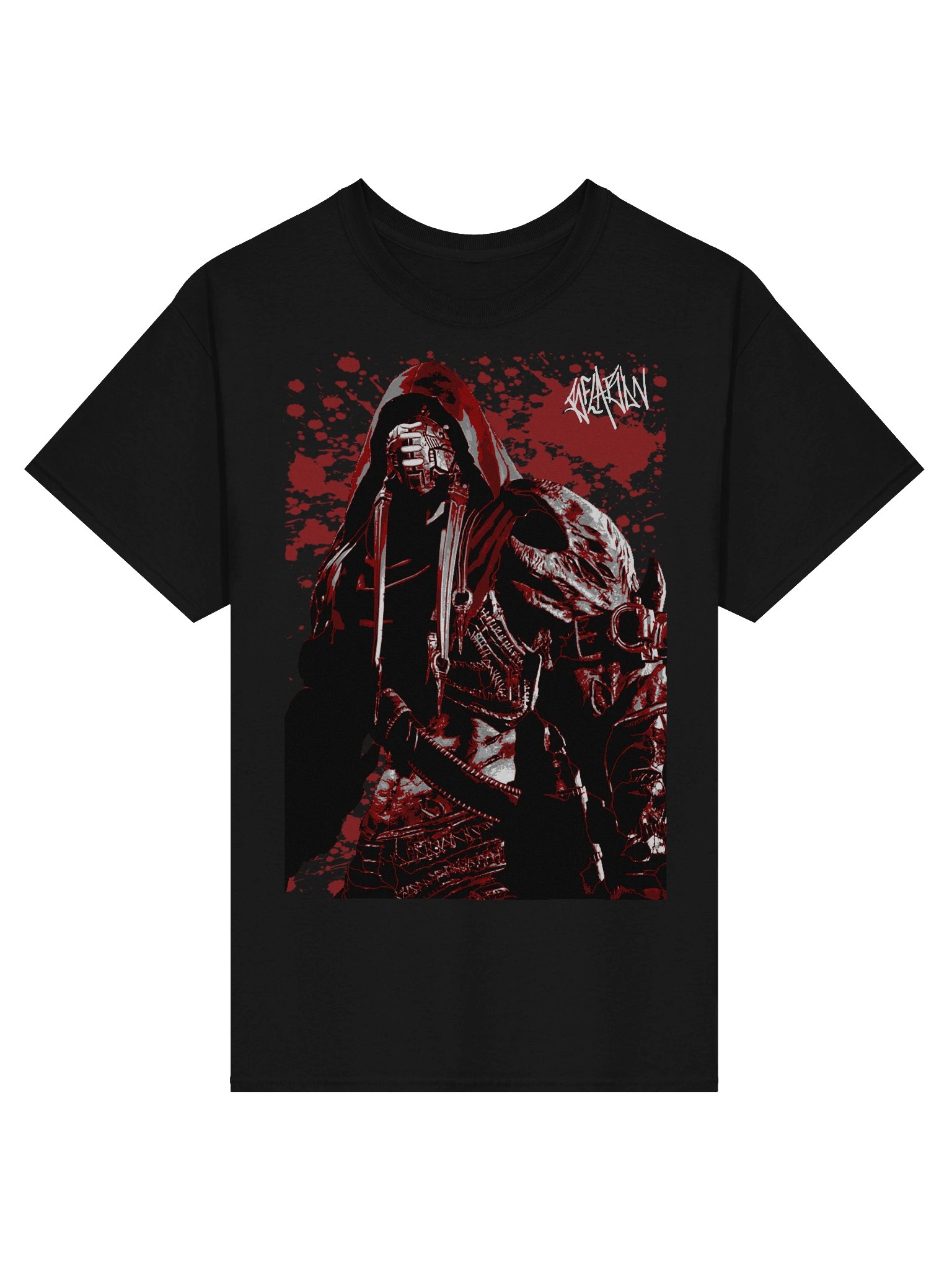 Skorge paintint tee (BLACK) product image (1)