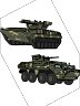 Ukrainian BMP-1TS &amp; BTR-4 Sticker Sheet