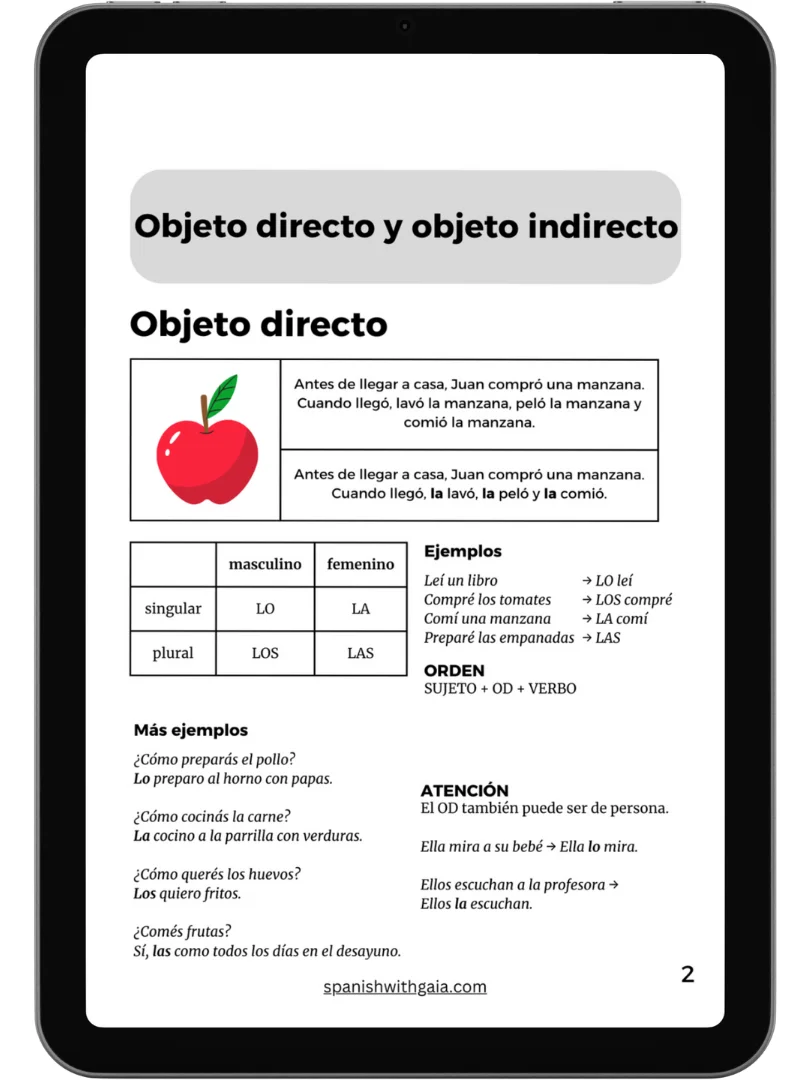 PDF Objeto Directo y Objeto Indirecto product image (1)