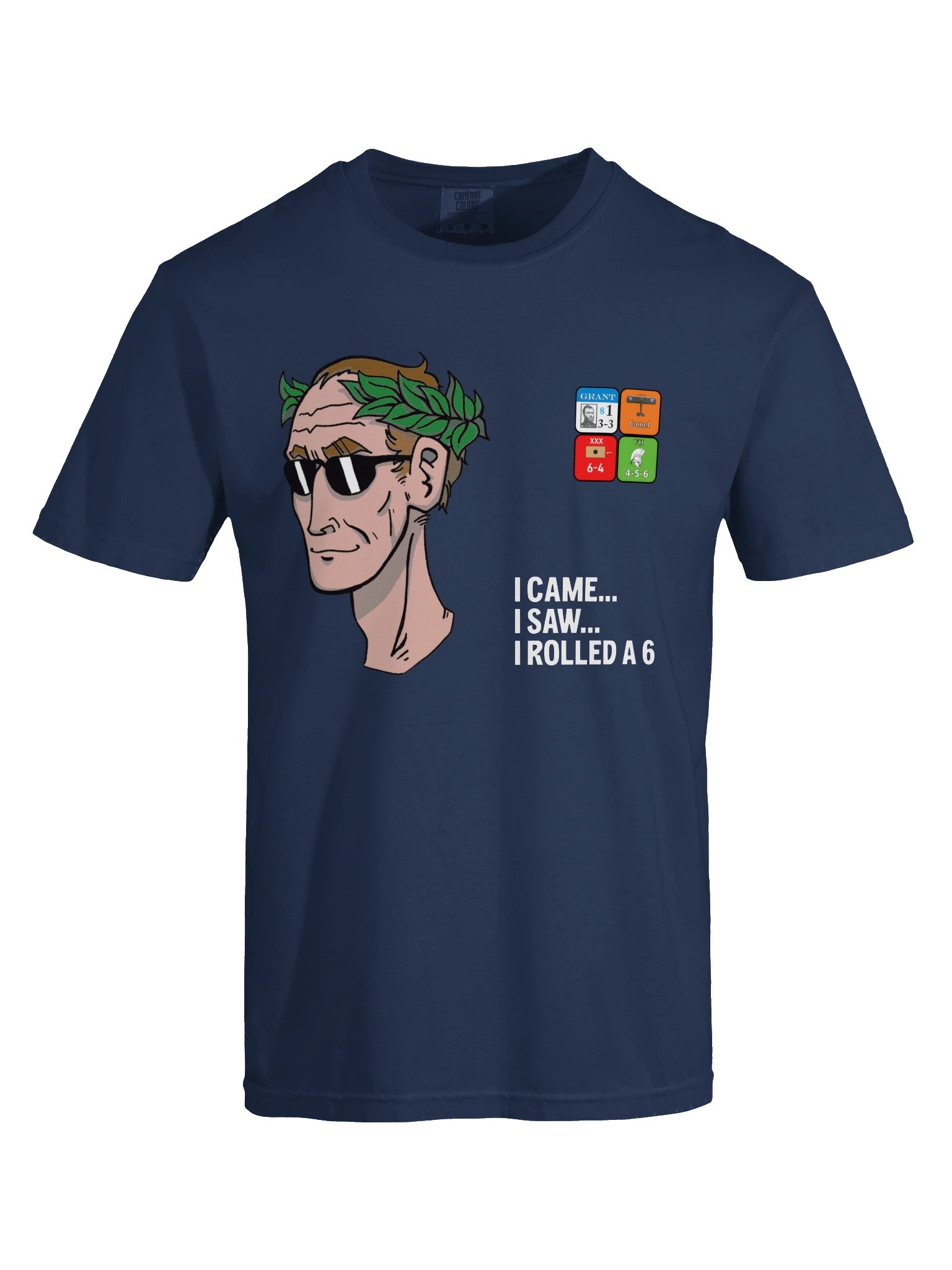 Caesar rolled T-shirt product image (5)