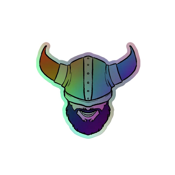 Holo Party Viking Sticker product image (2)