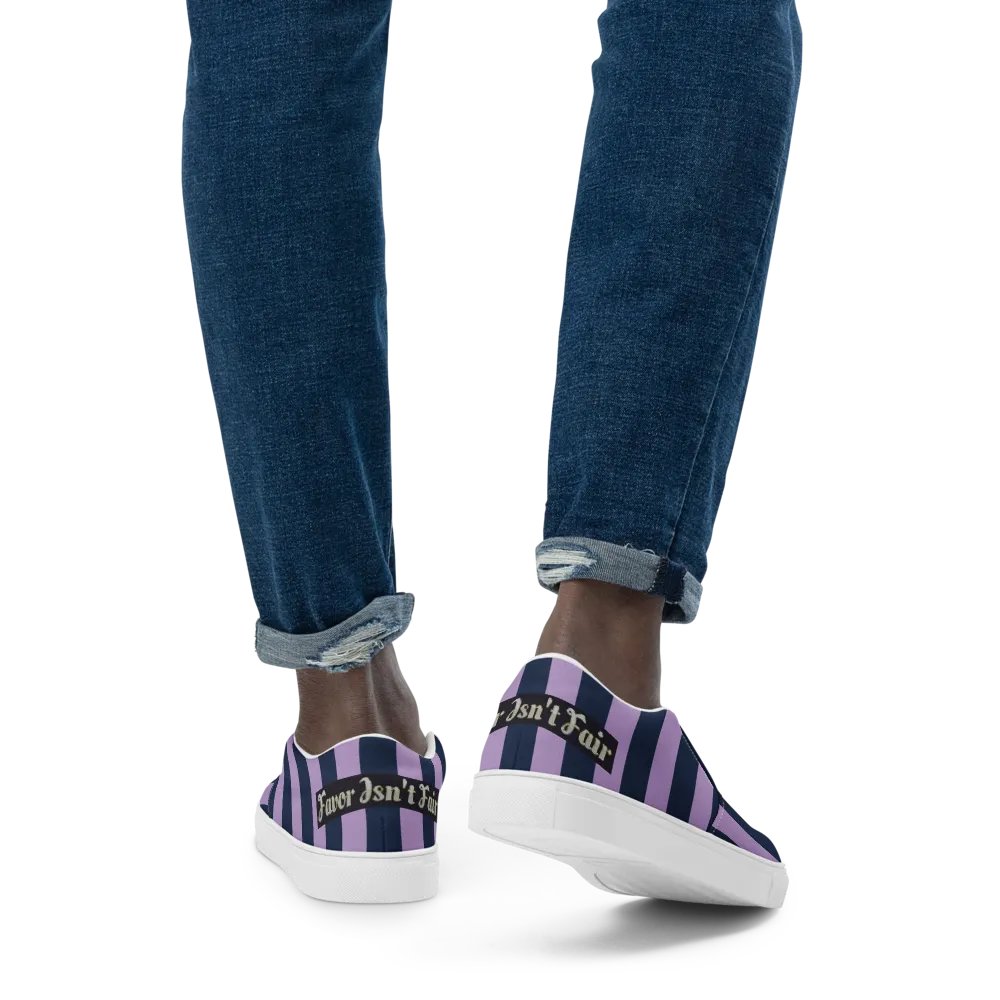 BBG Purple Striped Men's Slip Ons product image (3)