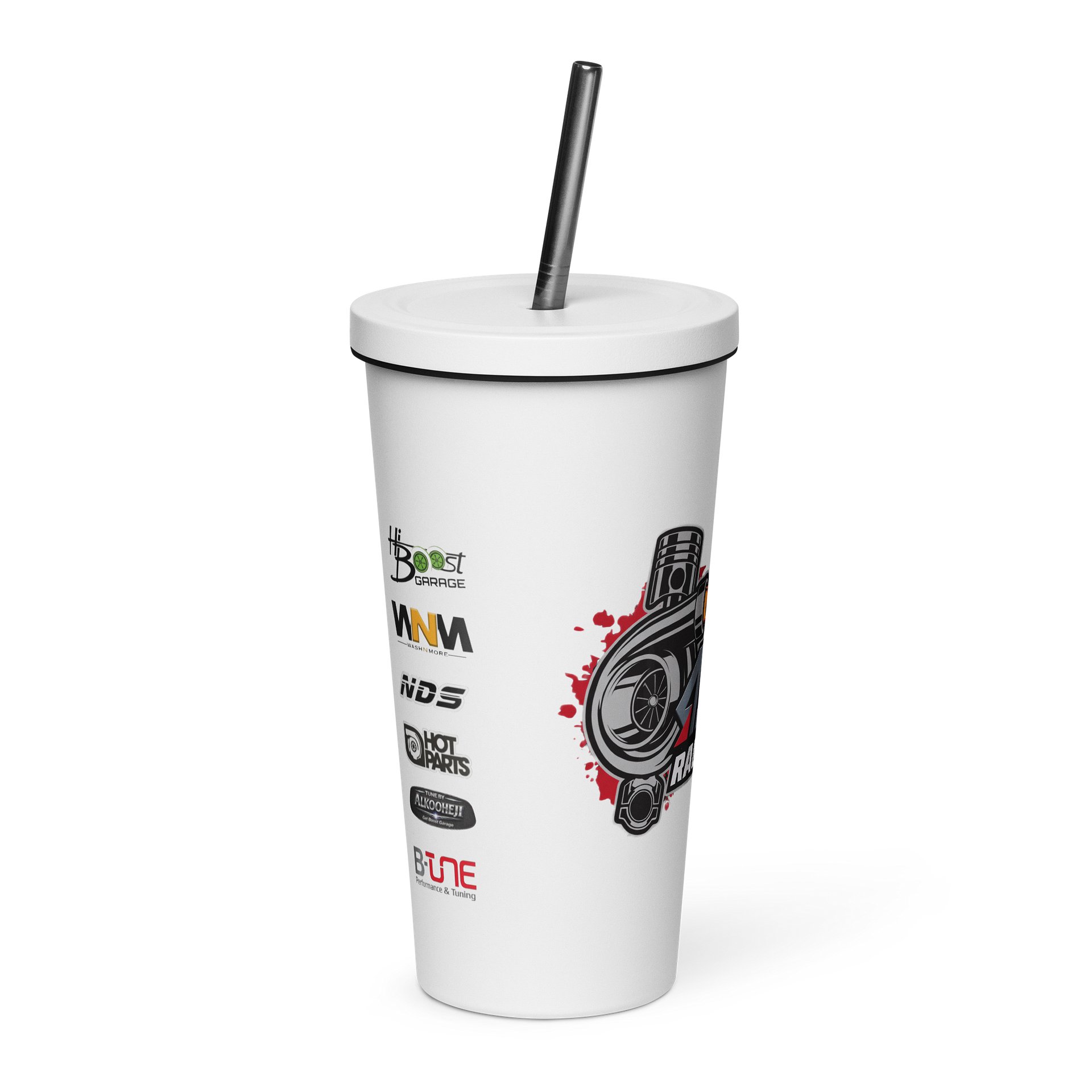 Insulated Tumbler with a Straw spon - Bul Racing Team - jIldZpyIiT8