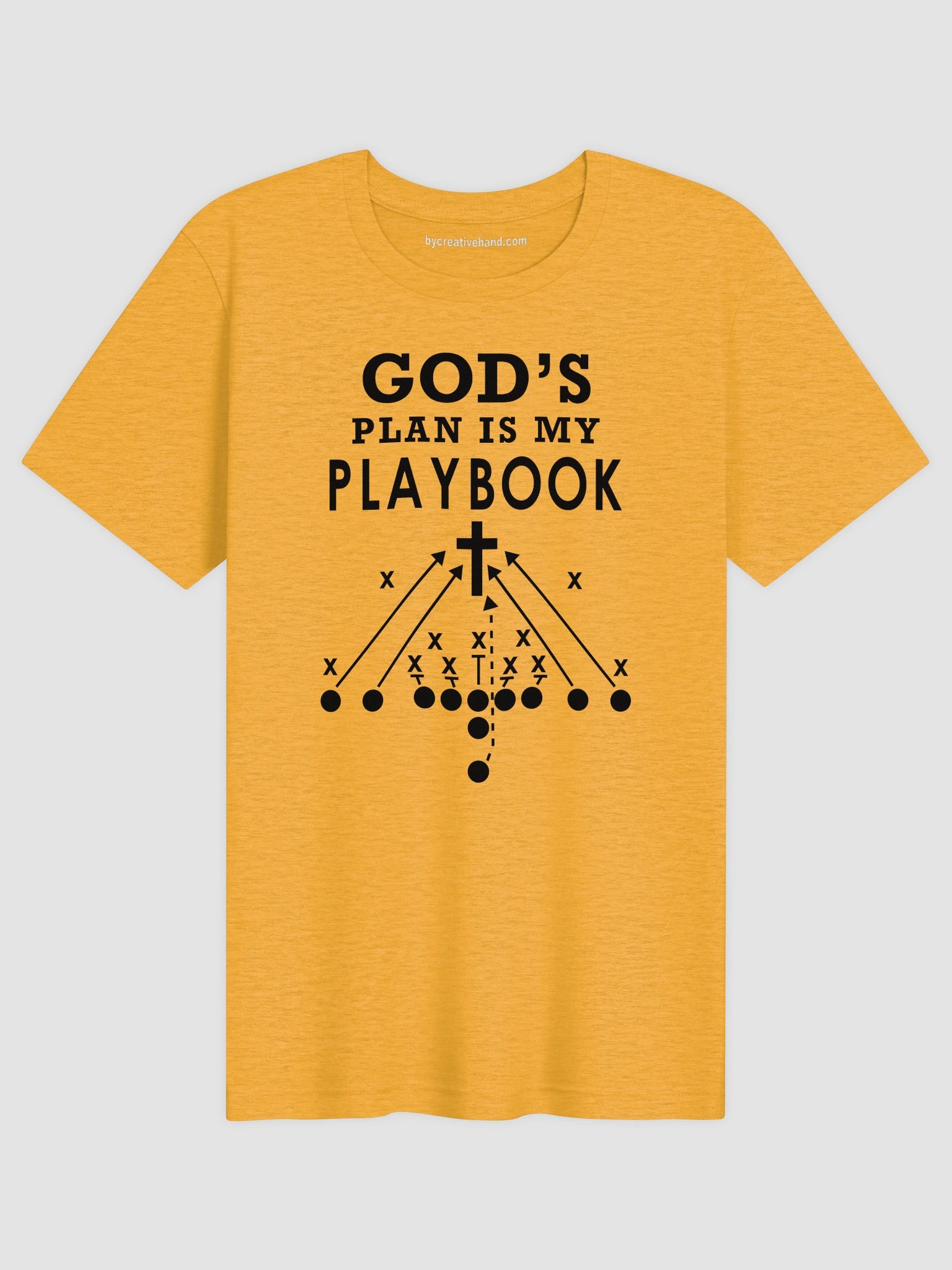 God's Plan is my Playbook (26) T-Shirt product image (1)