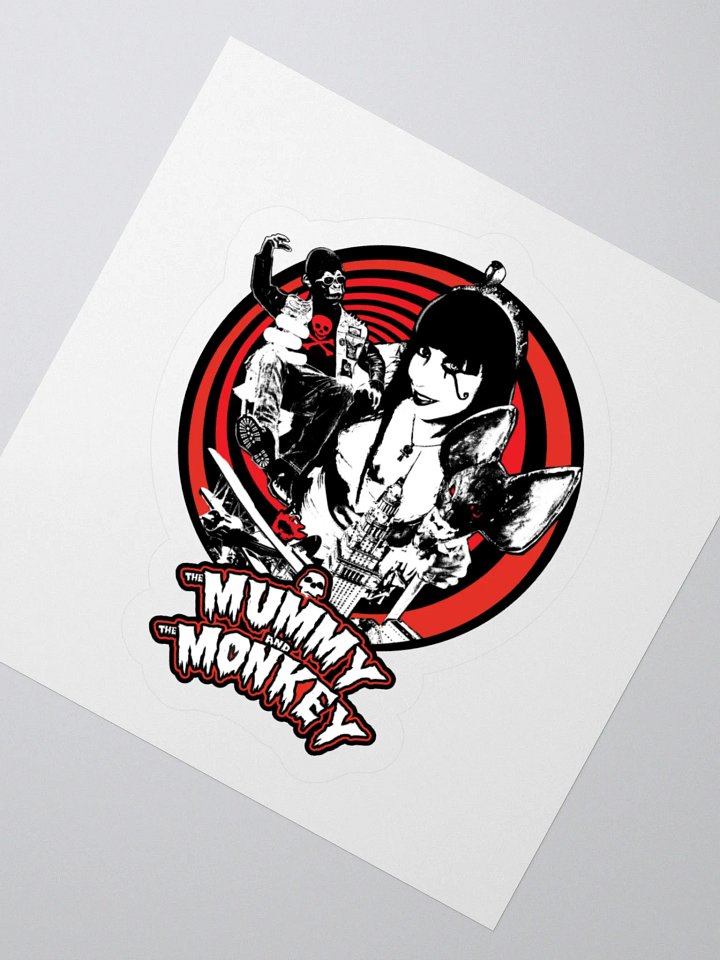 Attack Of The 50 Foot Mummy Sticker! product image (5)