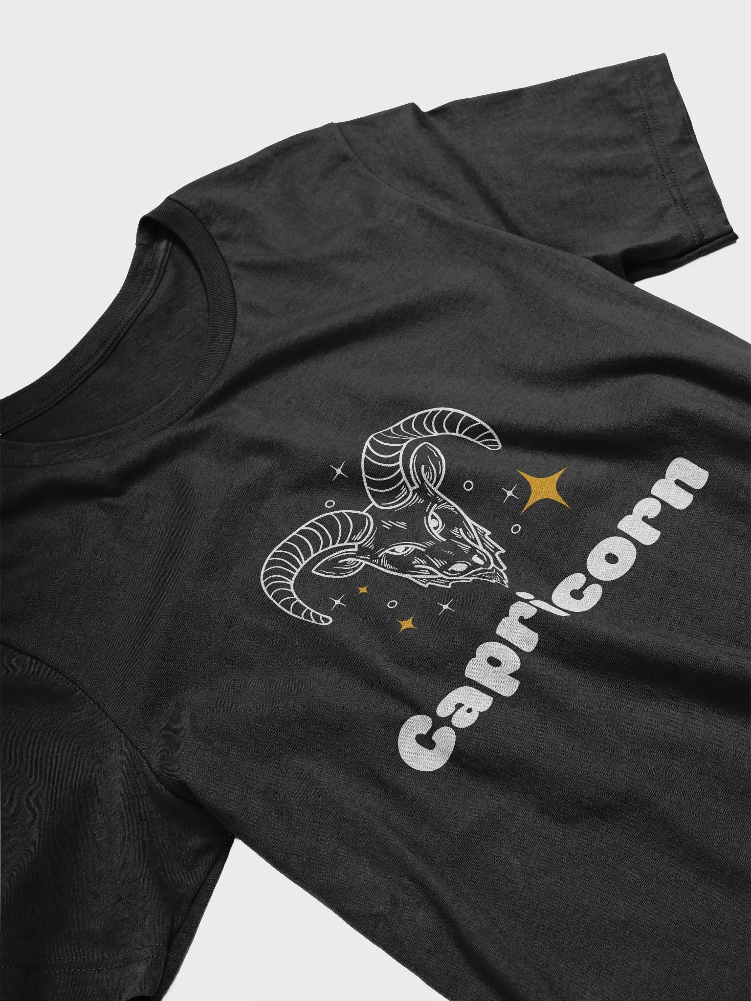 Capricorn Goat T-shirt - White Writing product image (2)