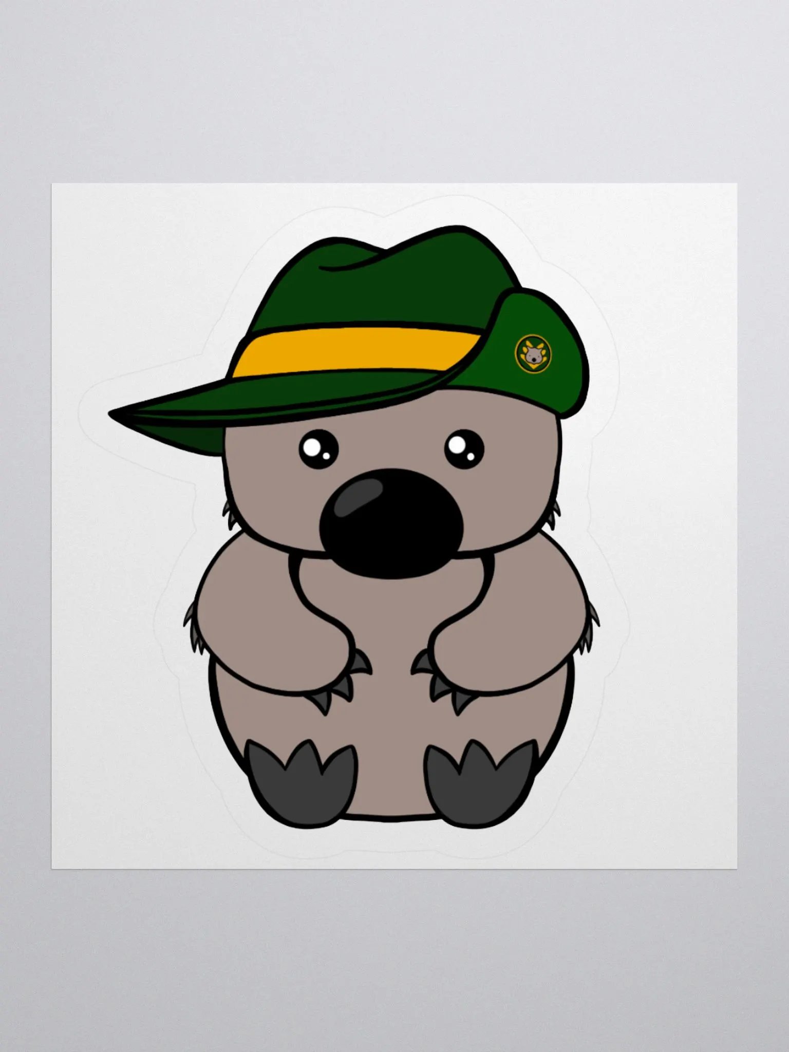 The Sarge Wombat Sticker product image (1)
