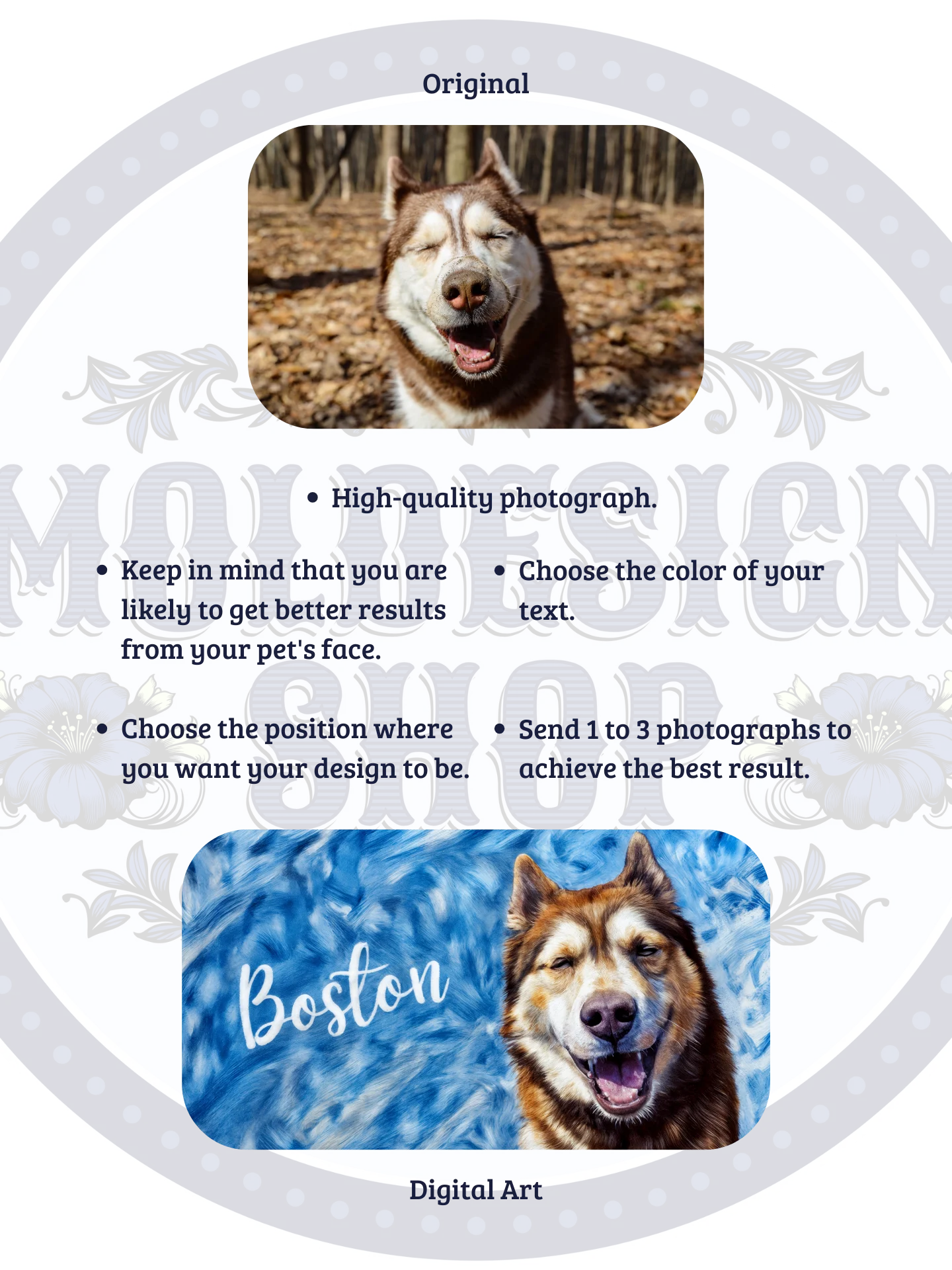 YOUR BEST FRIEND! / DESK MAT WITH PERSONALIZED NAME / 15,5" x 31,5" product image (5)