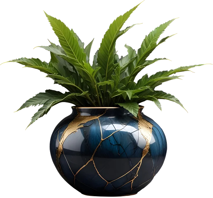 Majestic Wabi-Sabi -Style Planter PNG product image (1)