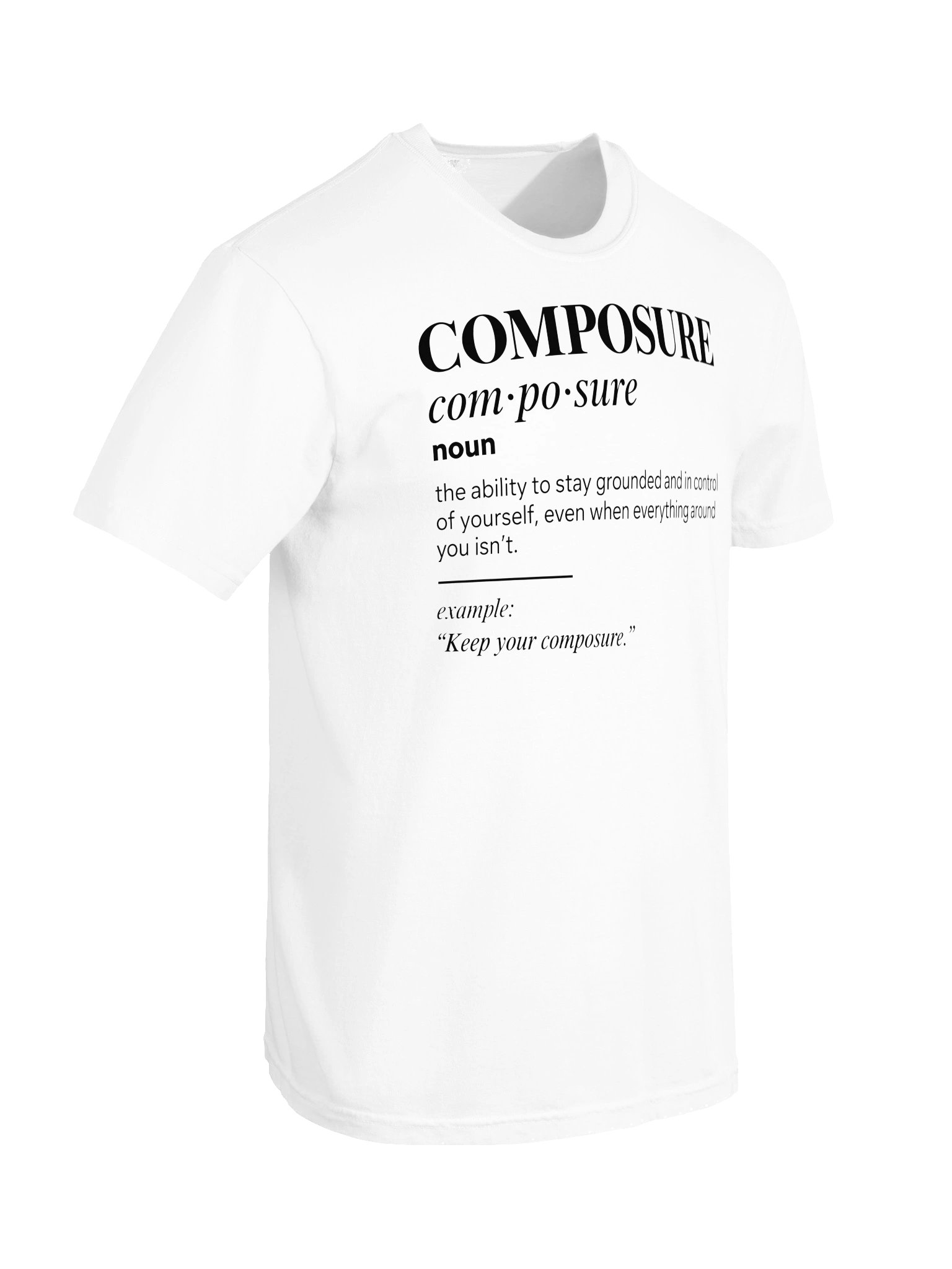 KYC “Composure” Tee — White product image (6)