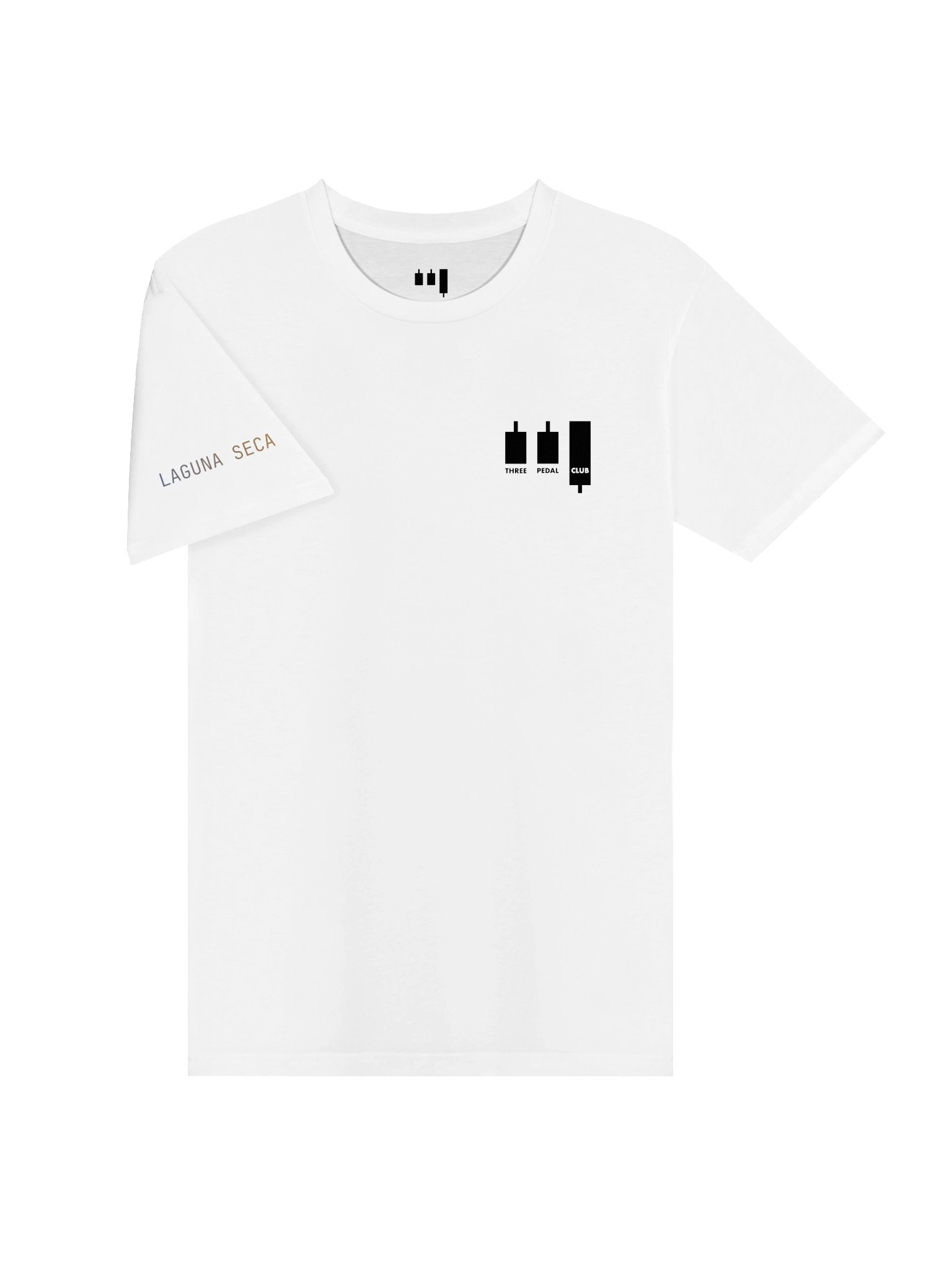 Three Pedal Club :: Laguna Seca Track Map T-Shirt product image (3)