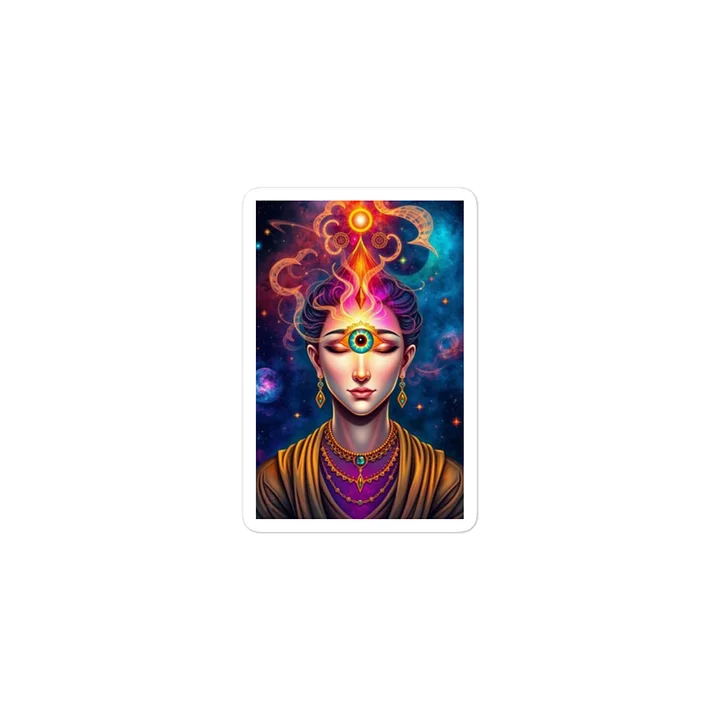 Mystical Third Eye Kiss Cut Stickers product image (1)