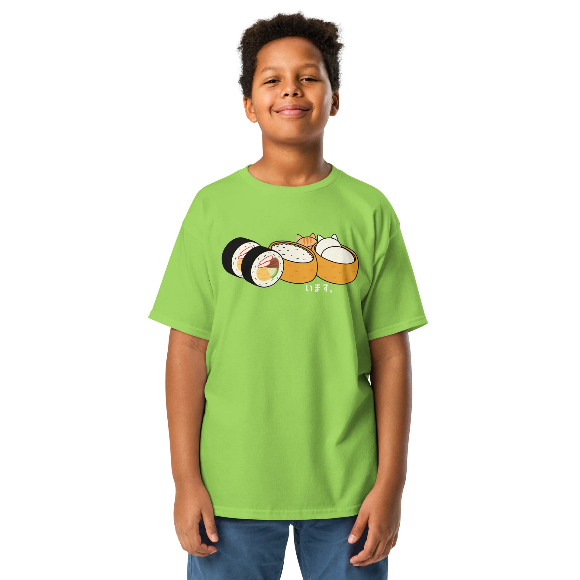 Inari Sushi and Futomaki Cat - Youth Heavyweight T-shirt product image (11)