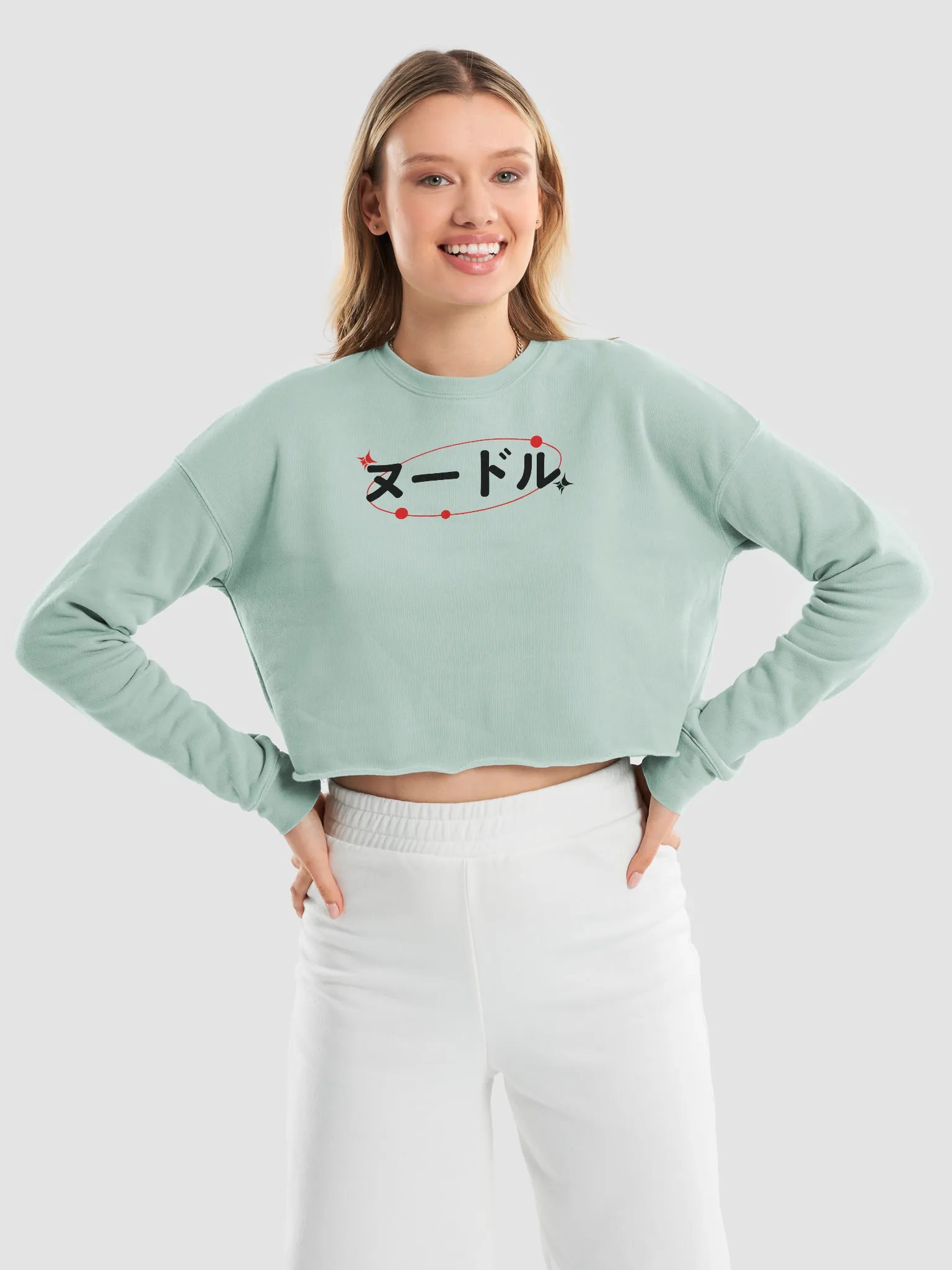 Devilish Ramen Noodle Crop Sweatshirt product image (5)