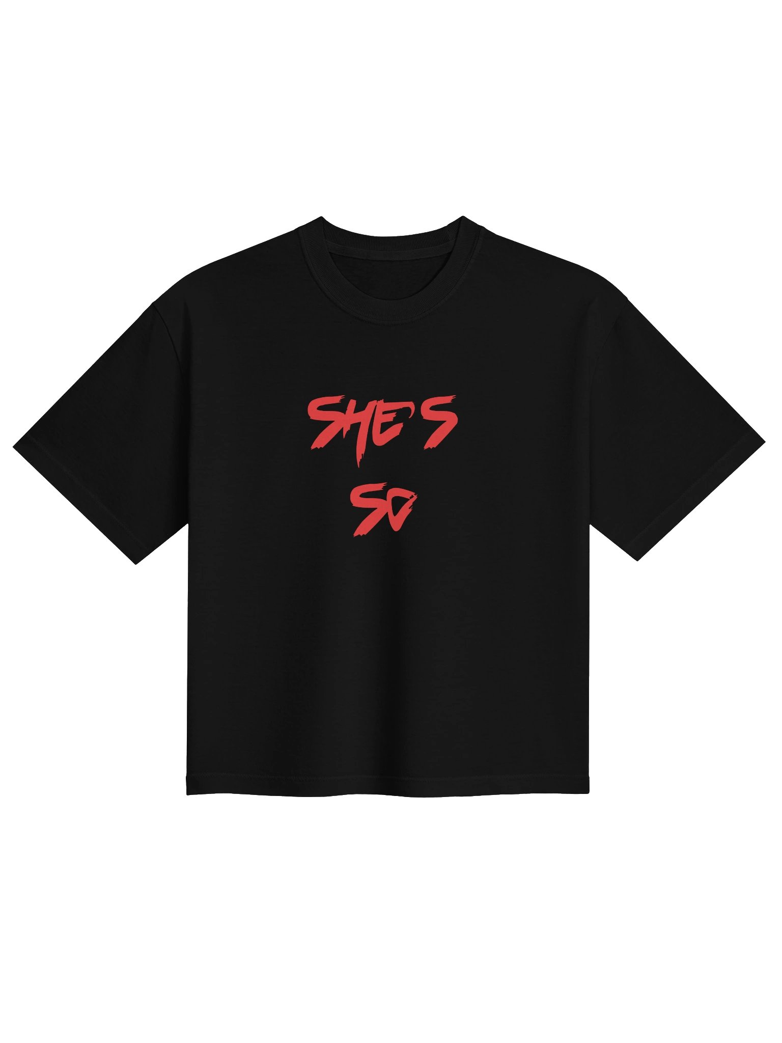 SHE'S SO Box cut t shirt product image (5)