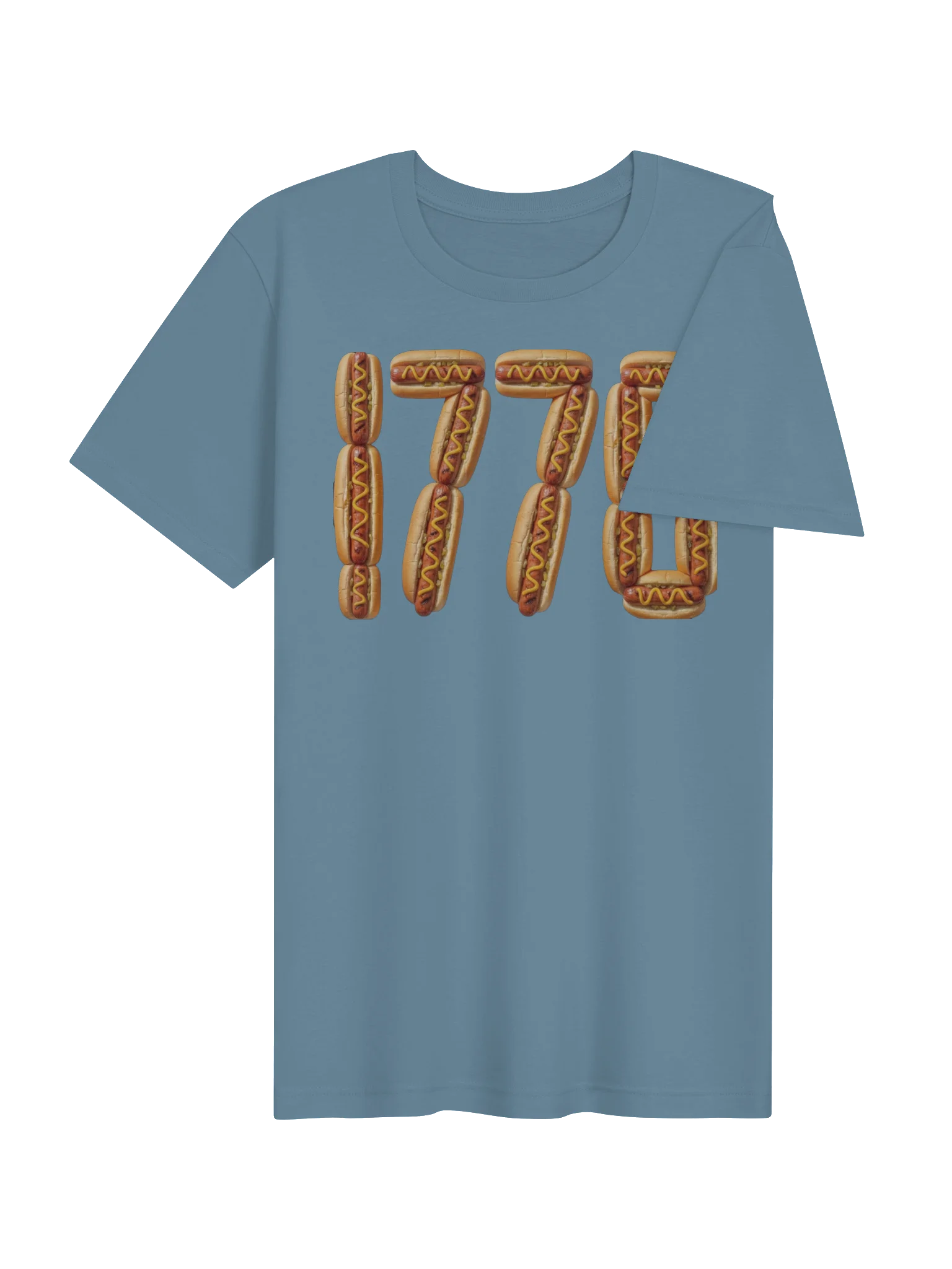 Hot Dog USA 1776 Tee | Patriotic USA T Shirt product image (24)