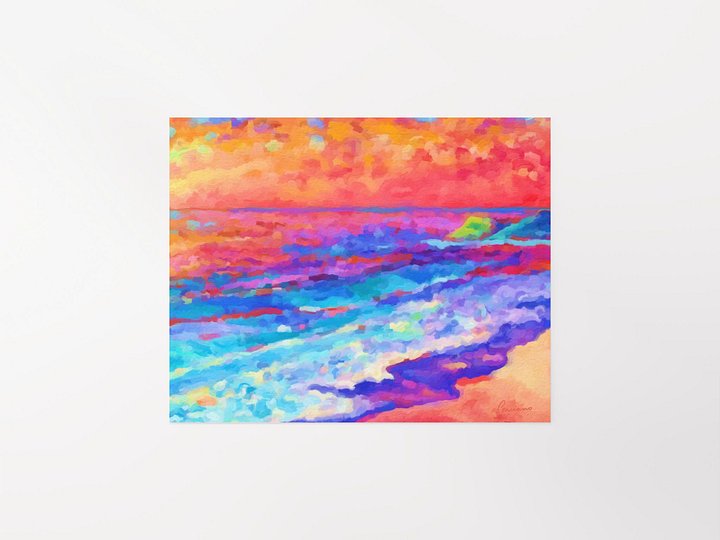 Sunset in Red Poster product image (2)