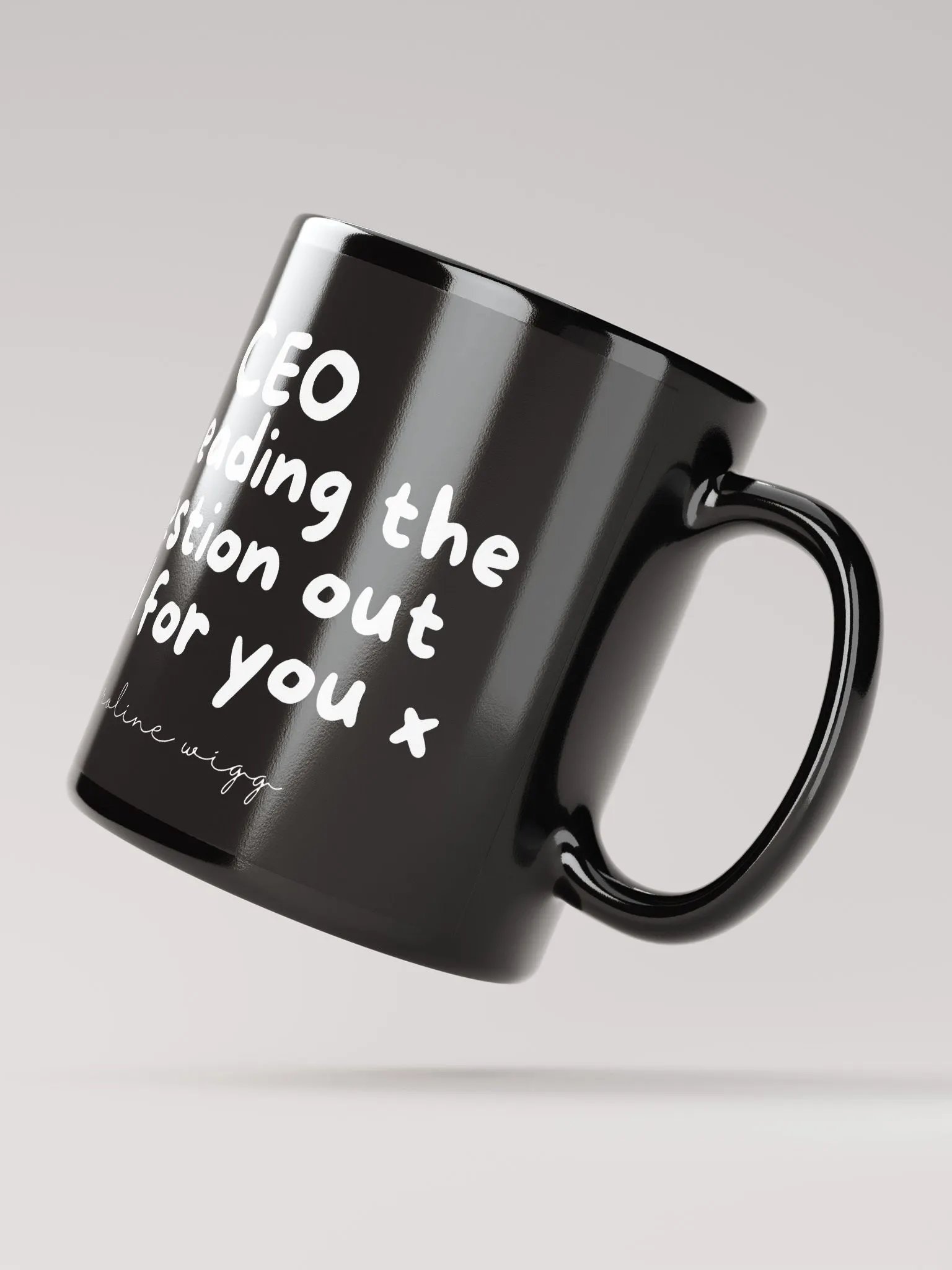 Reading The Question Aloud Mug - Black product image (4)