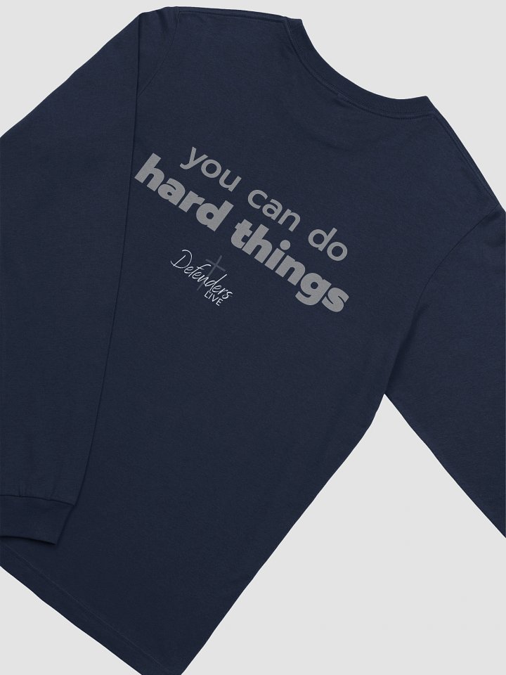Hard Things Front Logo Long Sleeve Tee product image (2)