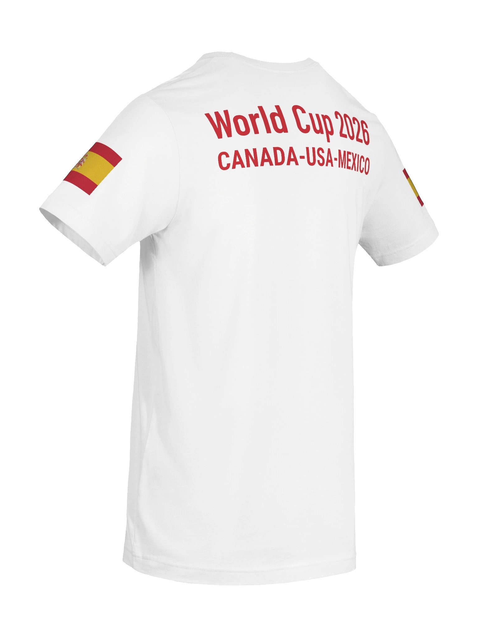 Spain 2026 World Cup Flag Tee - World Cup 2026 Map Edition - Premium Unisex T-Shirt product image (85)