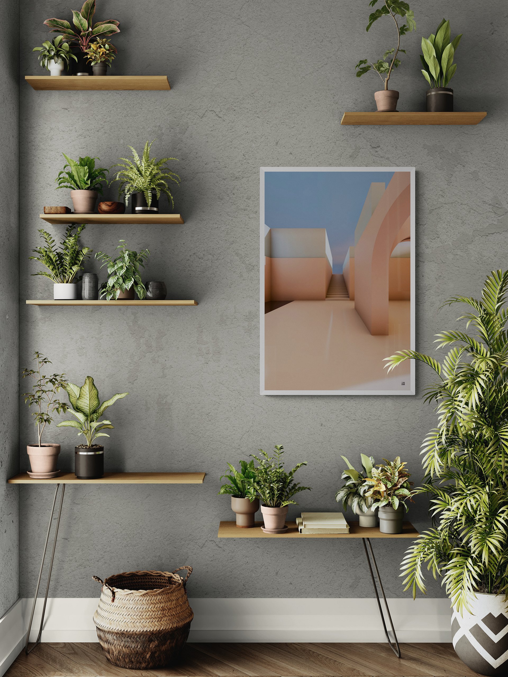 Architectural Landscape - Sand Palace 02 24"x36" product image (1)