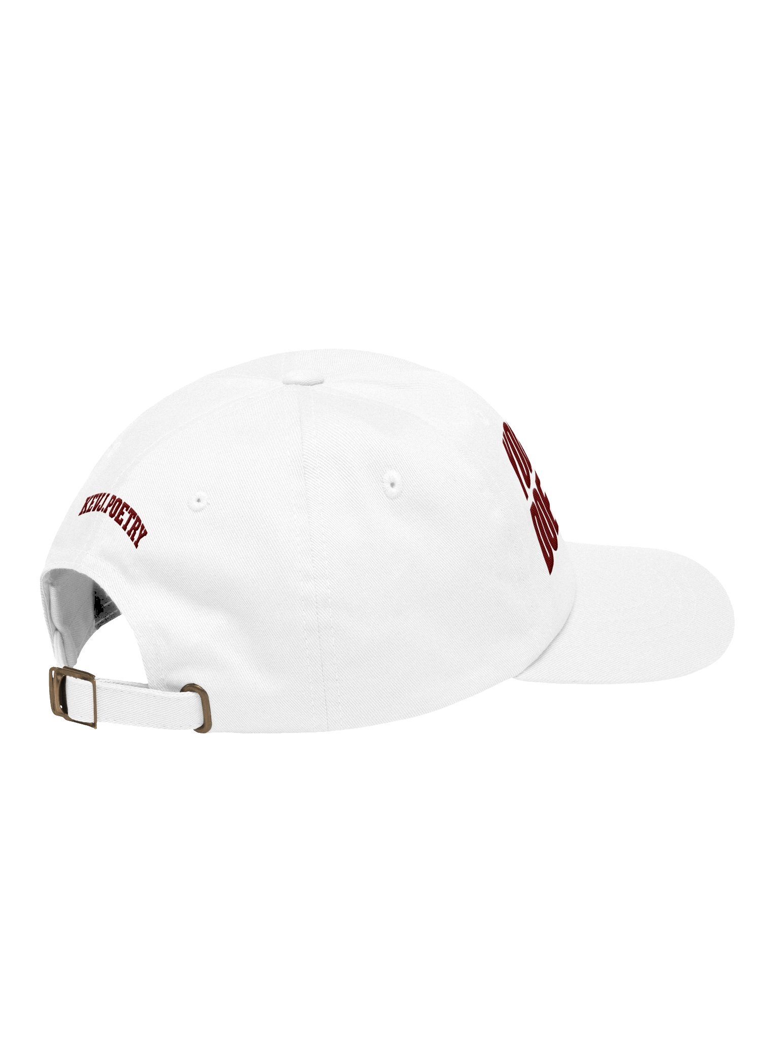 Your Poetry Doesn't Suck Dad Hat - White/Maroon product image (4)