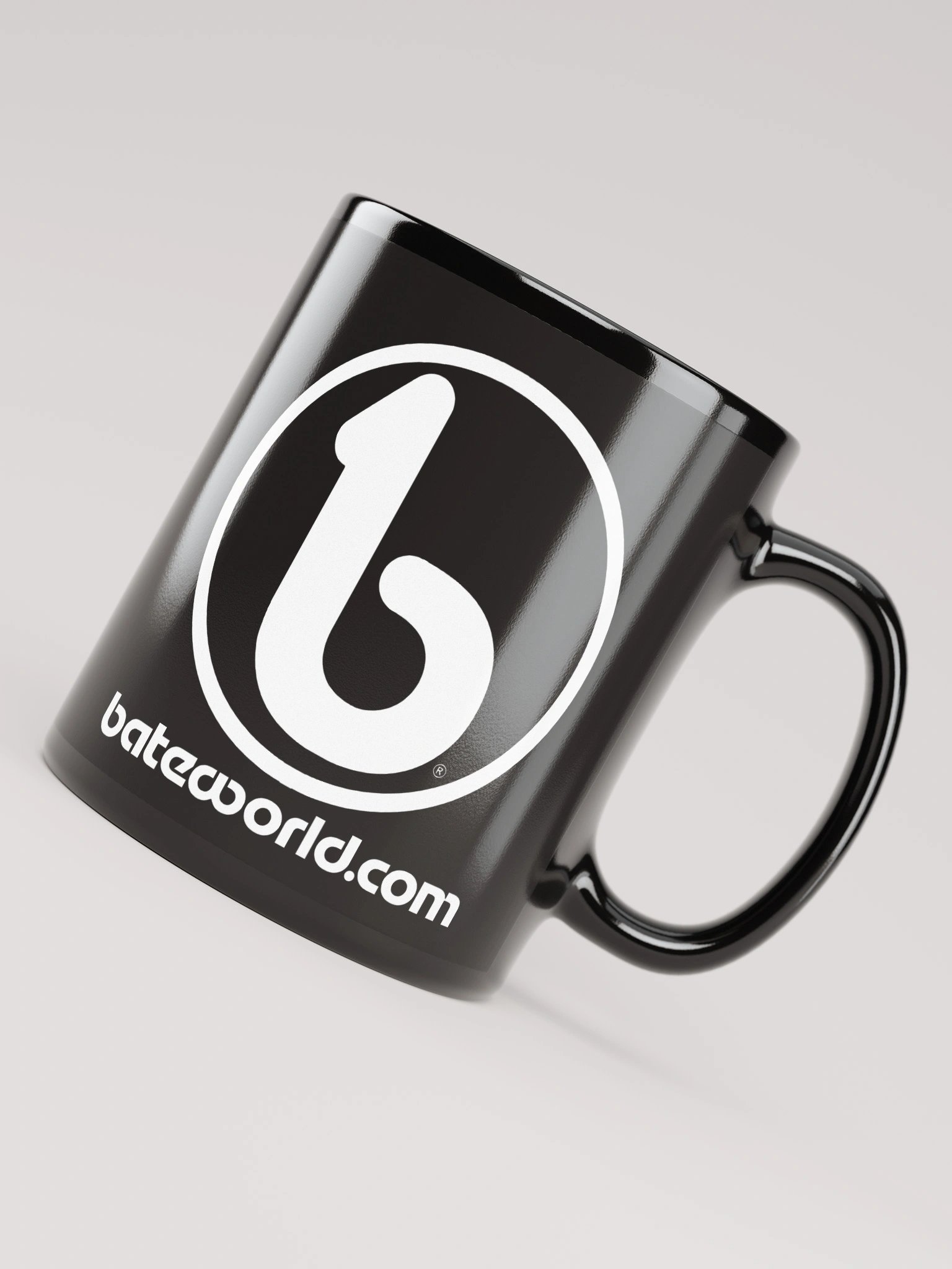 BateWorld.com Coffee Mug in Black/White product image (3)