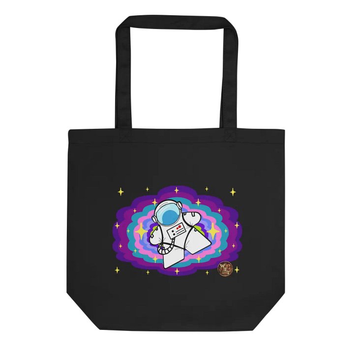 Meeple In Space Black Tote Bag product image (2)