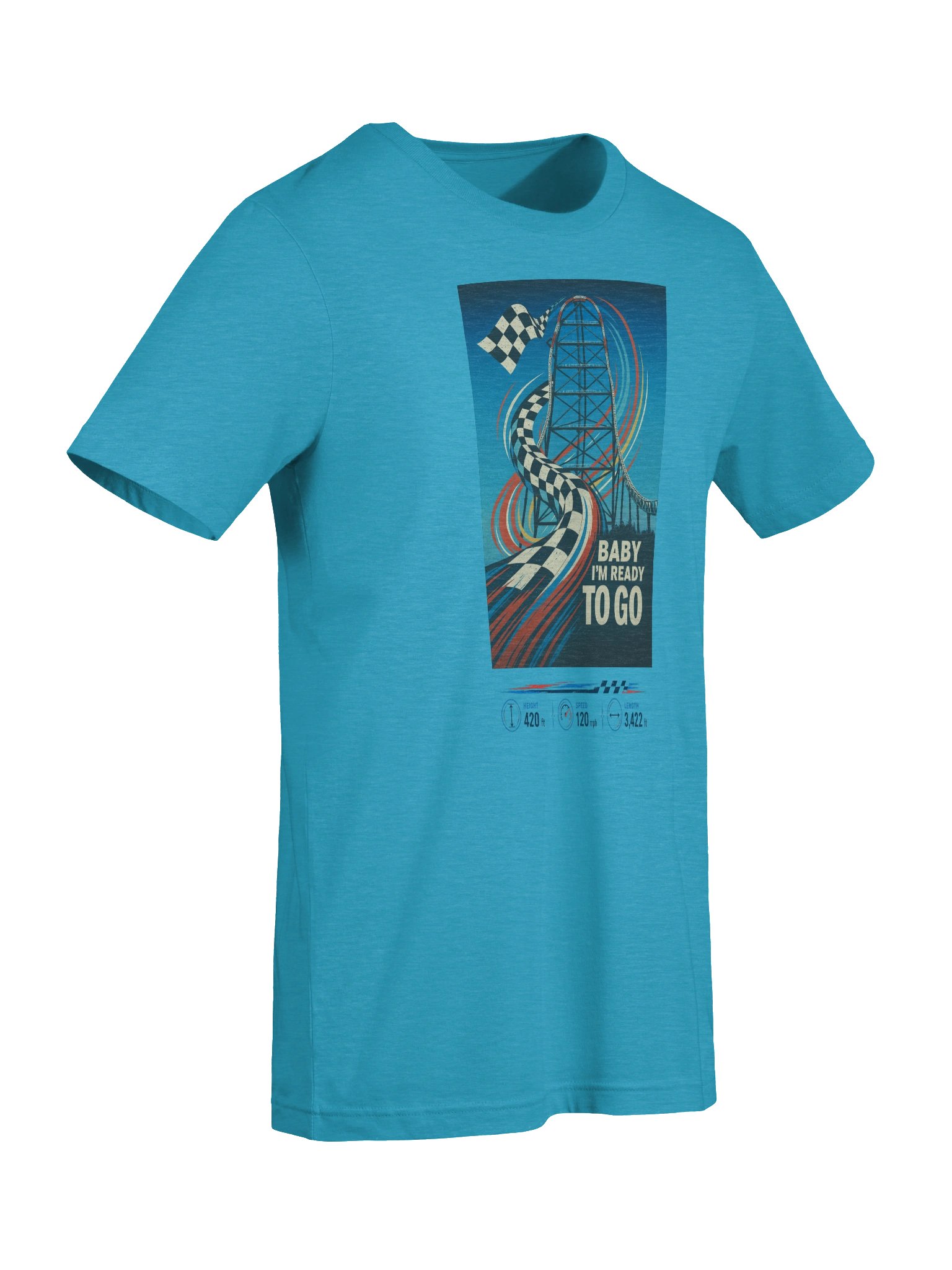 Baby I’m Ready to Go Roller Coaster Tee product image (7)