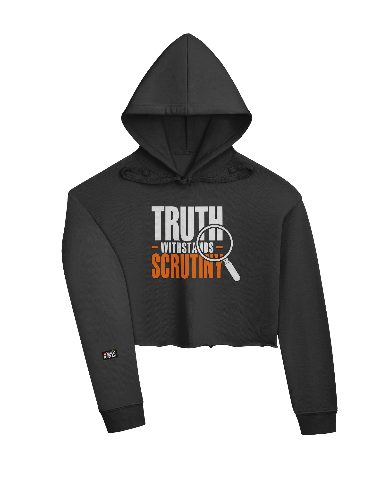 Truth Withstands Scrutiny - Fleece Crop Hoodie product image (3)