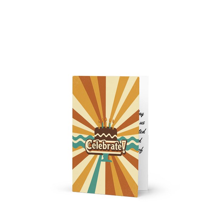 Birthday card - General tone product image (1)