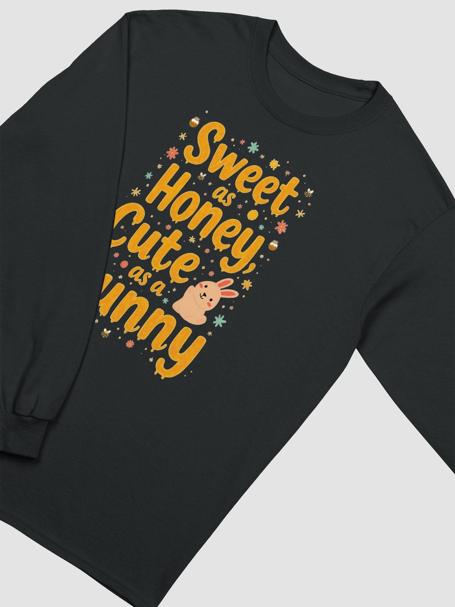 Sweet as Honey, Cute as a Bunny Long Sleeve Tee product image (33)