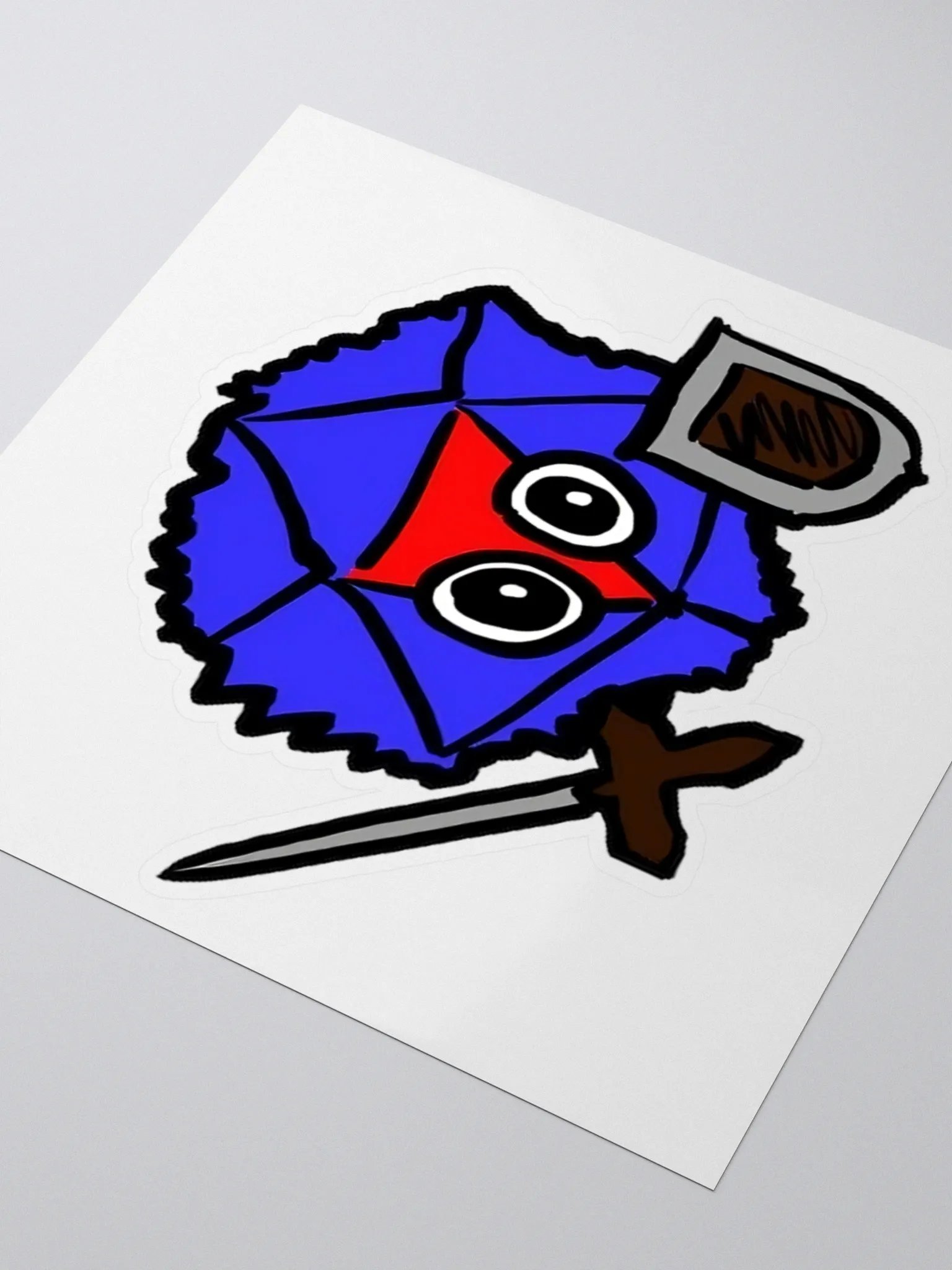 Fighter Pigmy Diceling Sticker product image (7)
