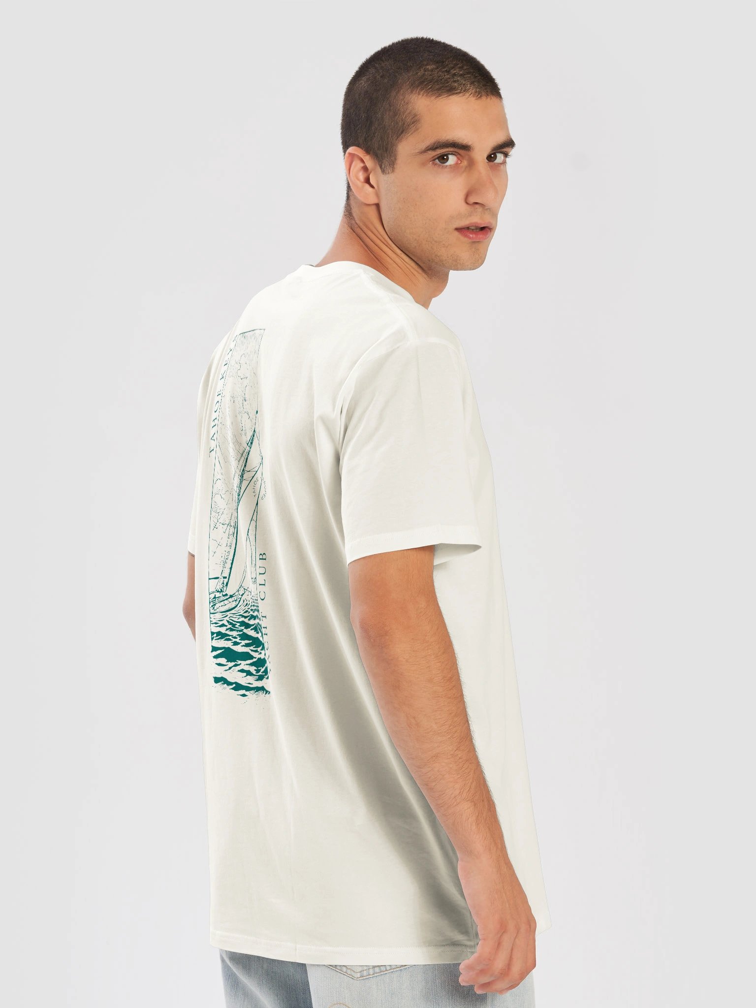 Yacht Club Tee (Sand) product image (8)